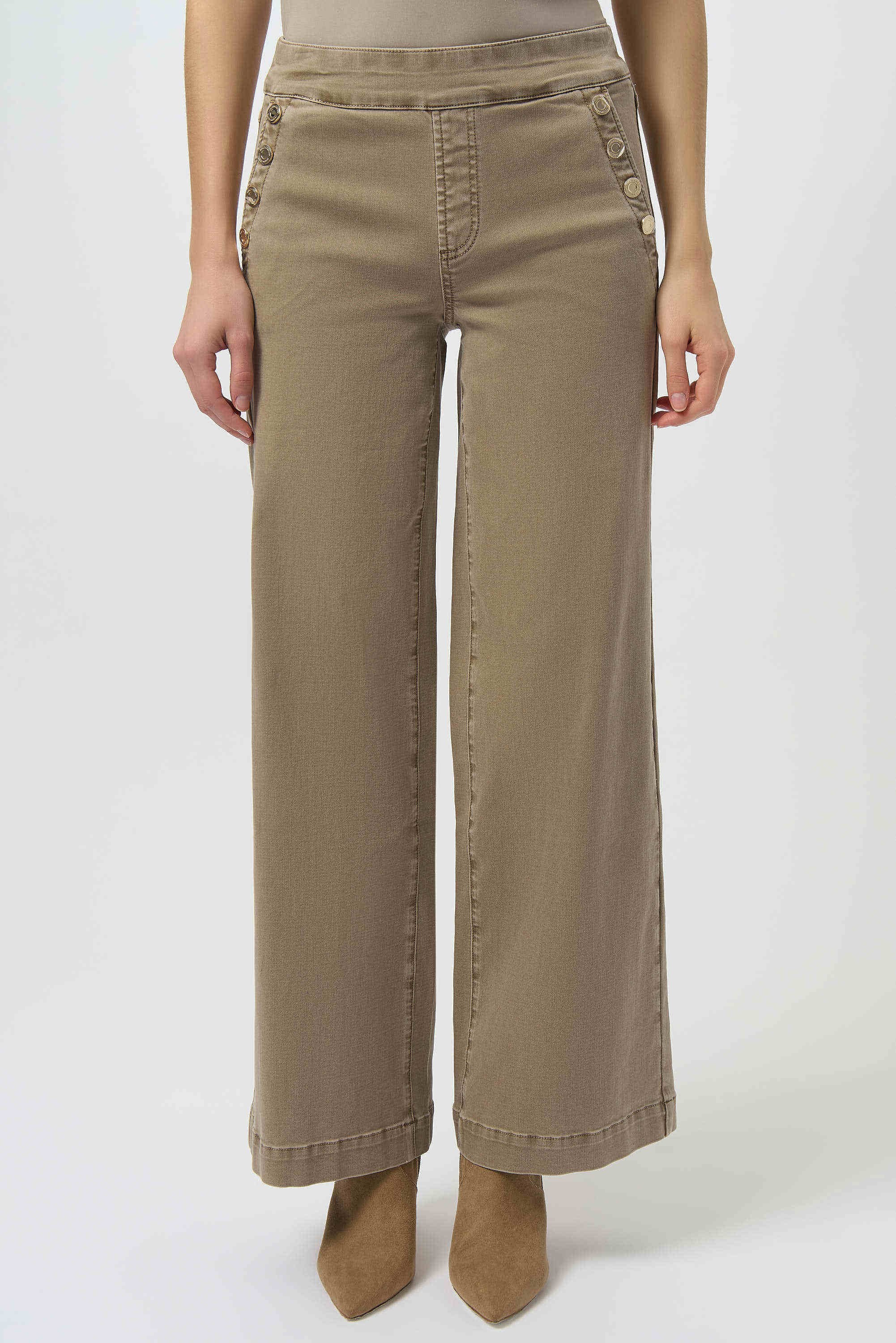 Joseph Ribkoff Classic Wide Leg Pull-On Jeans
254919 in Fawn