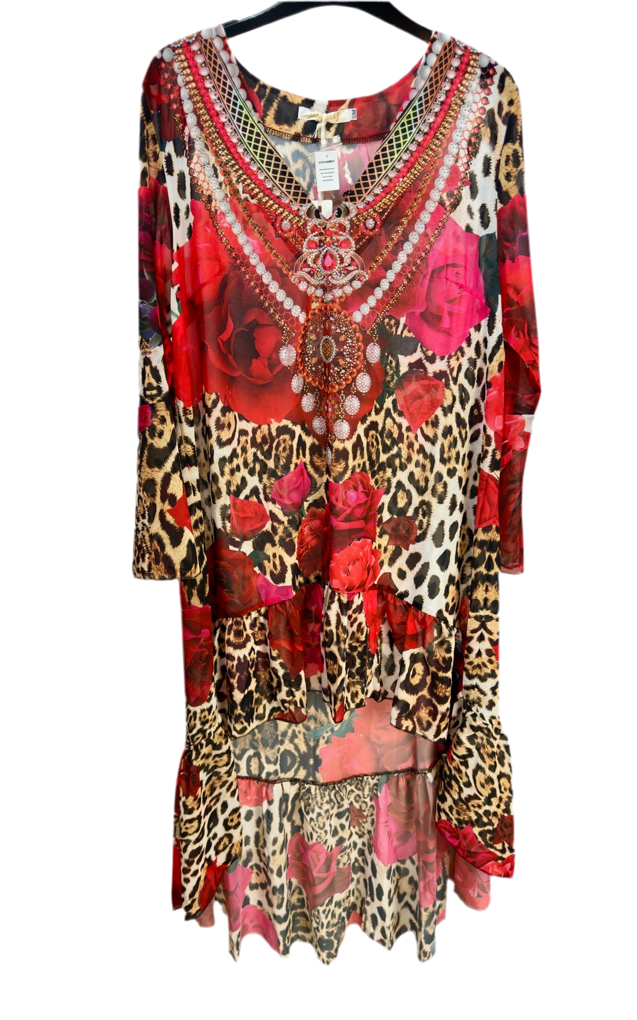 Malissa J Rose Leopard High-Low Hemline Dress | Beach to Bar Glamour