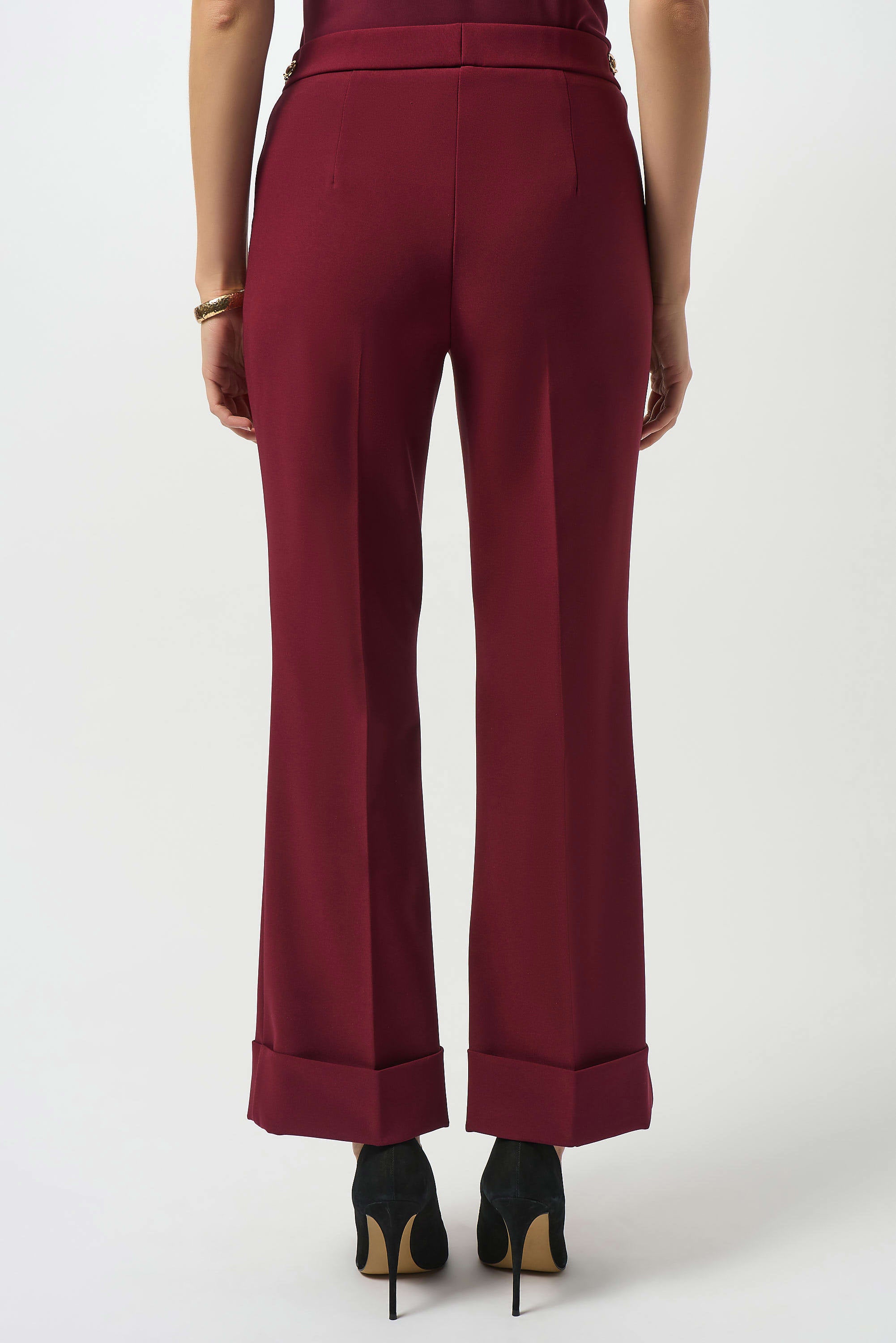 Joseph Ribkoff Lux Twill Flared Pull-On Pants
253188 in Merlot