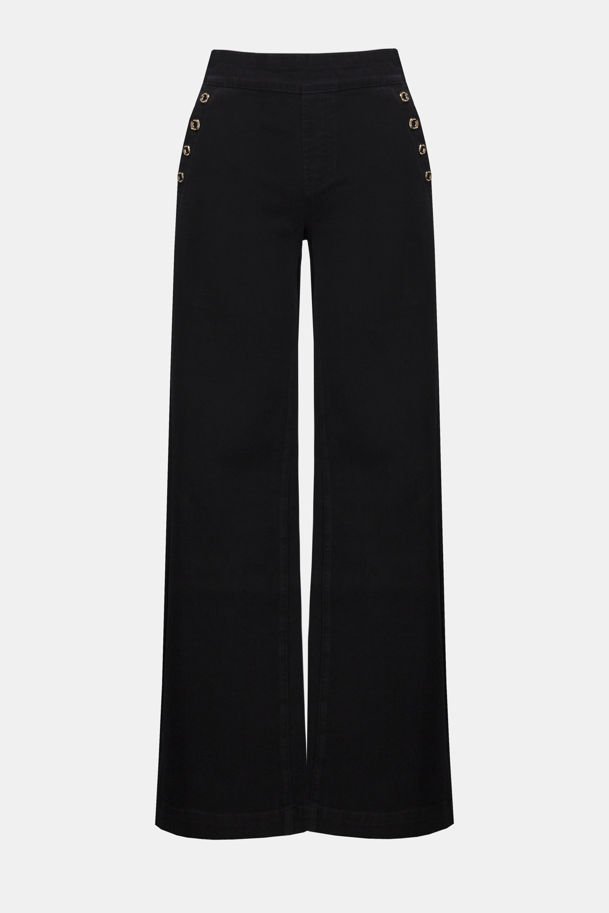 Pre-order - Joseph Ribkoff Classic Wide Leg Pull-On Jeans
254963 in Black