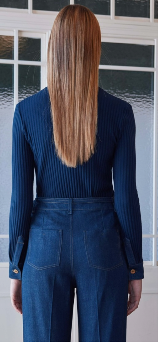 Arggido Navy Ribbed Sweater – Style 49003