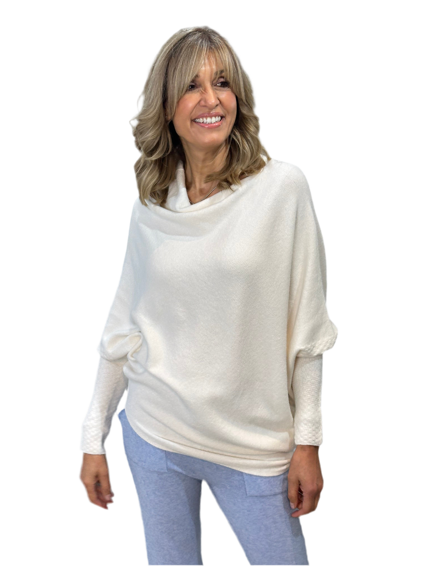 Alpini Asymmetrical Cowl Knit One Size