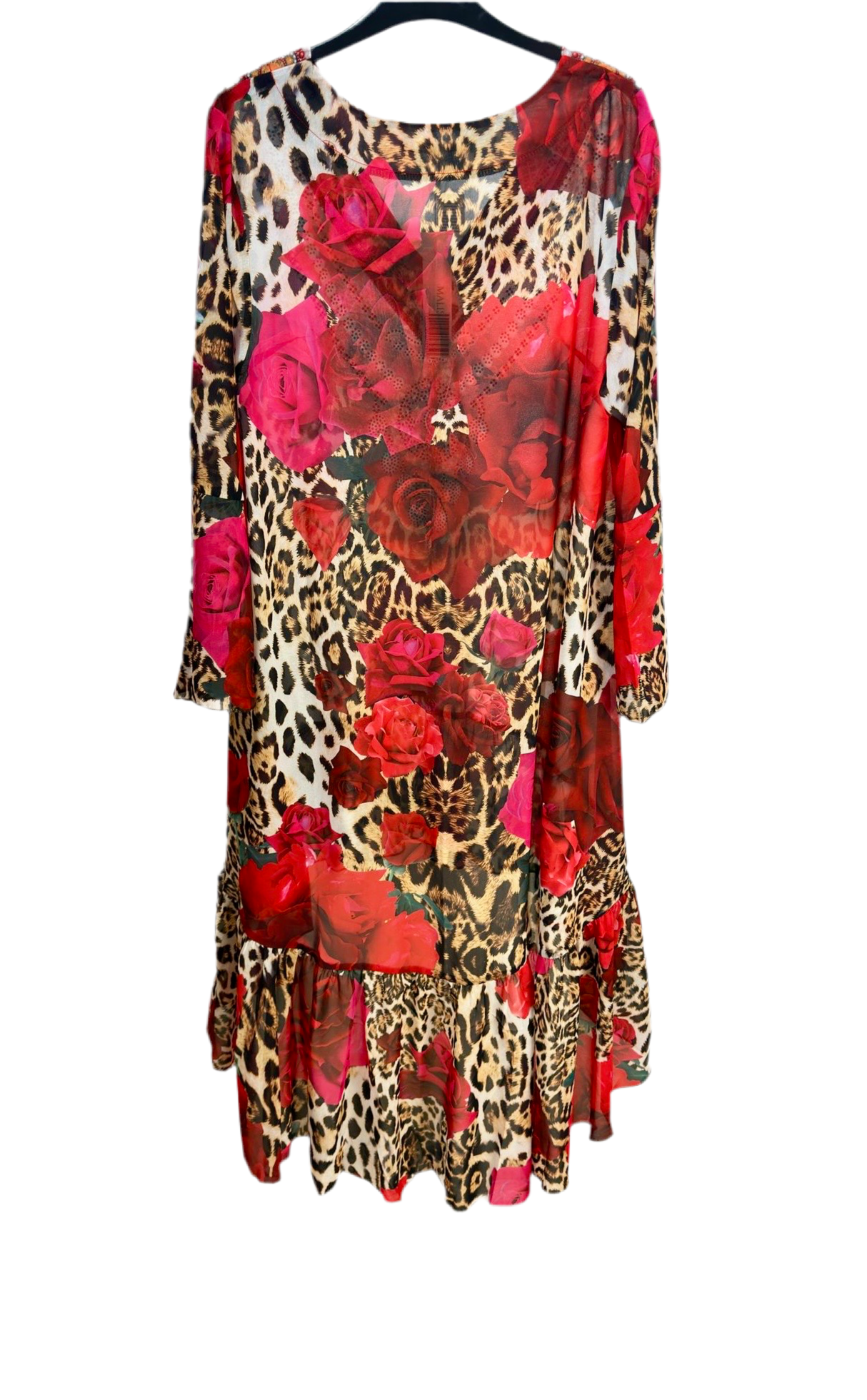 Malissa J Rose Leopard High-Low Hemline Dress | Beach to Bar Glamour