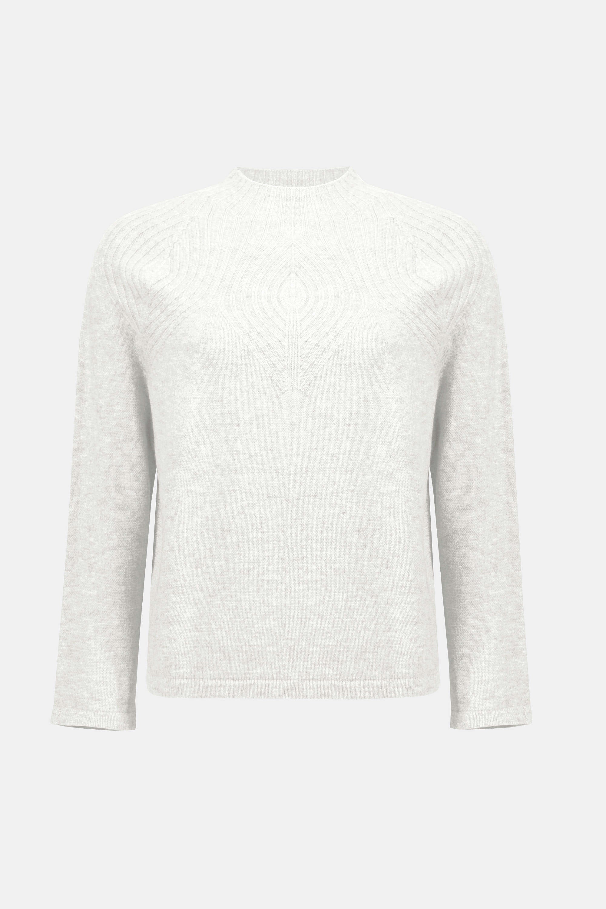 Joseph Ribkoff Wool Blend Sweater with Placement Stitch
253966 in Winter White A/W25