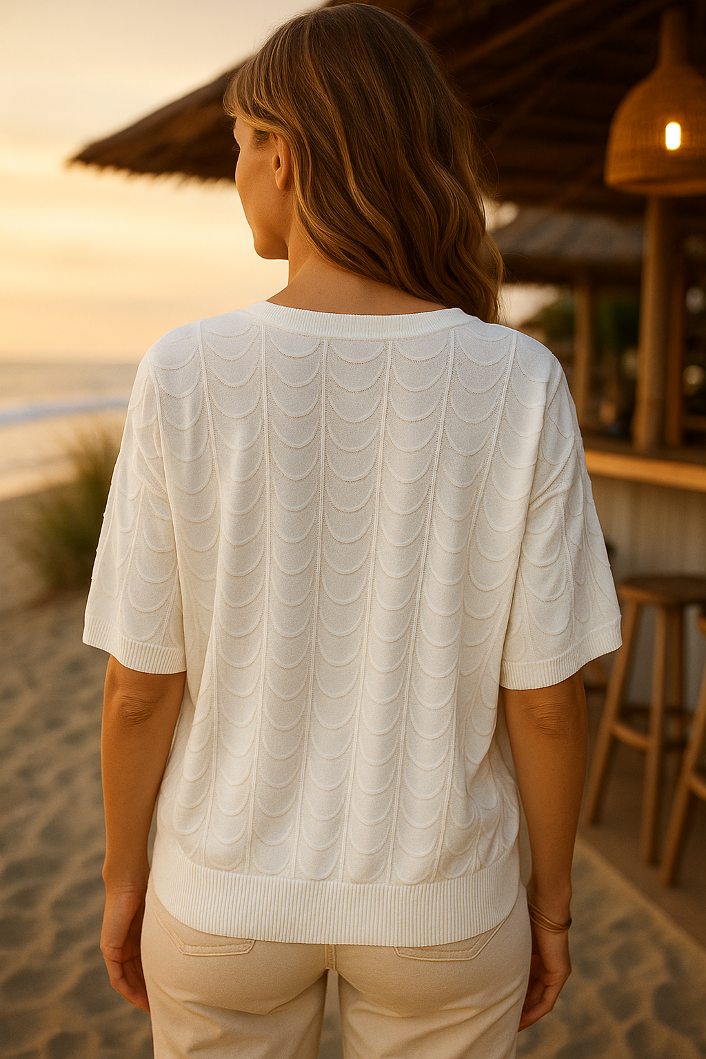 Malissa J Textured Cardigan One Size