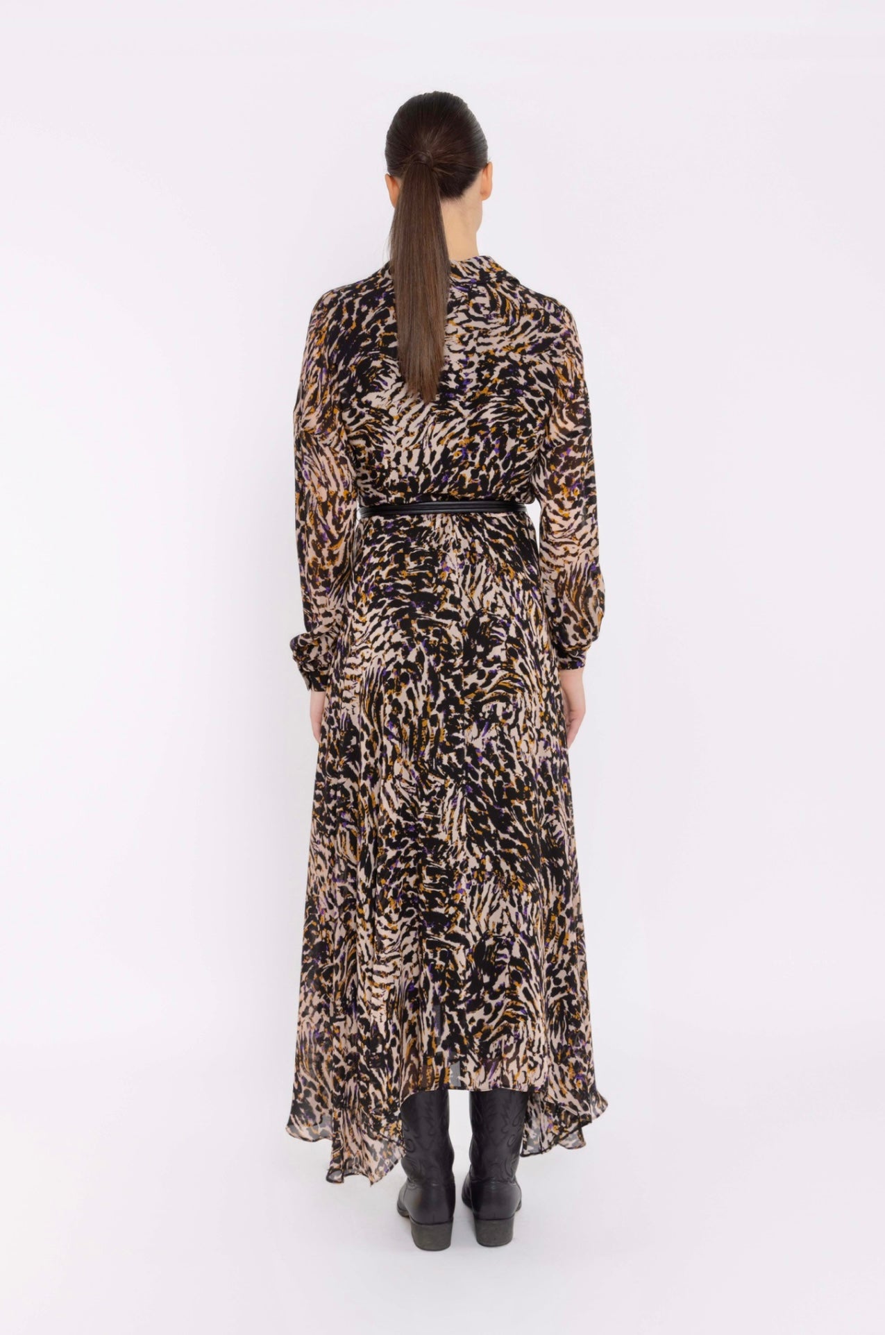 Arggido Printed Maxi Dress Style 49047 – Effortless Elegance