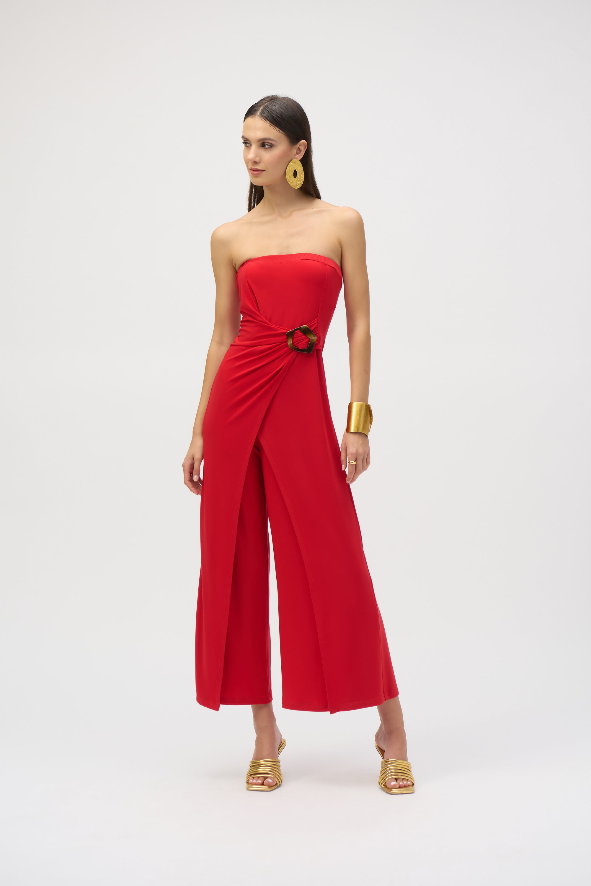 Joseph Ribkoff Silky Strapless Culotte Jumpsuit
252083