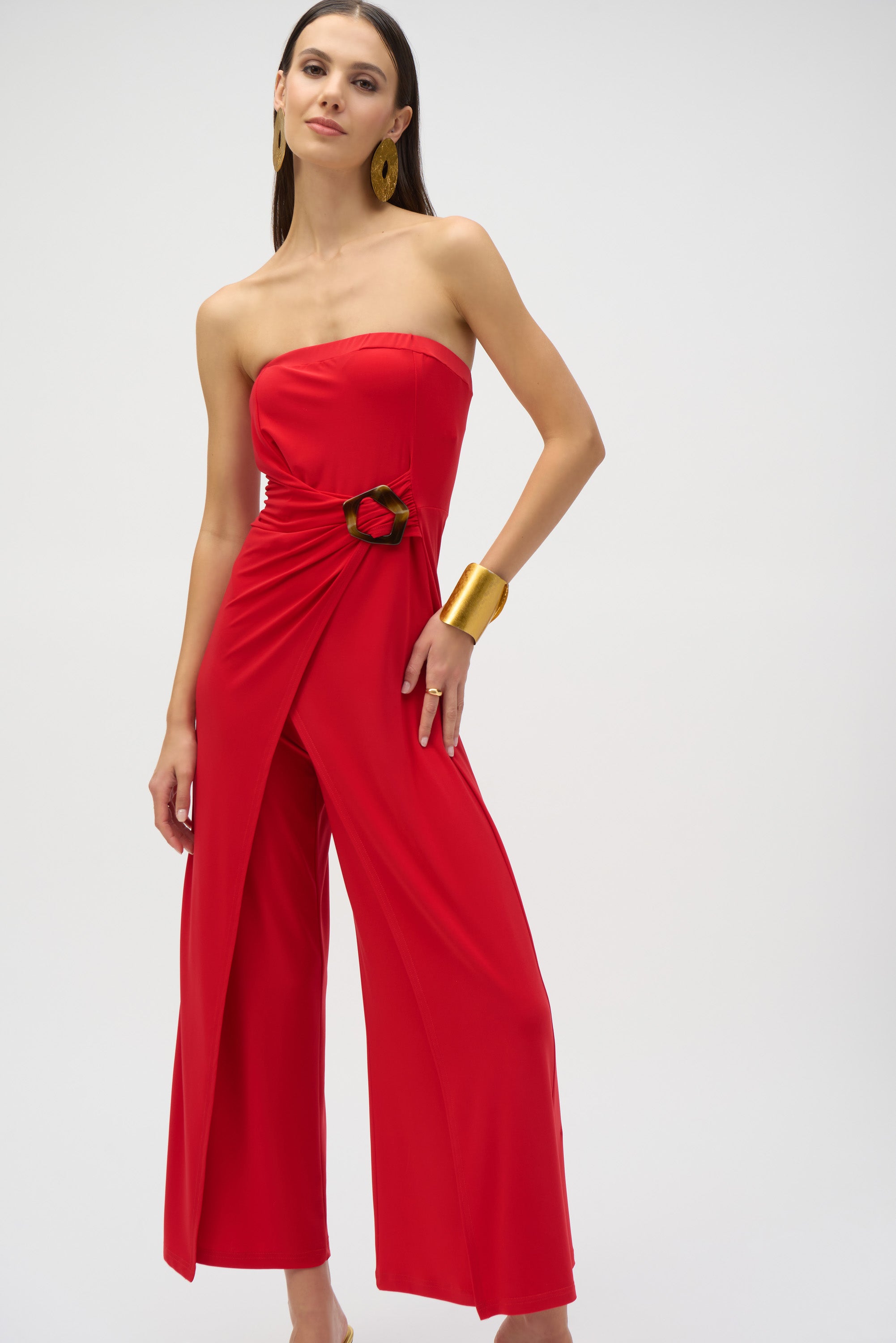 Joseph Ribkoff Silky Strapless Culotte Jumpsuit
252083