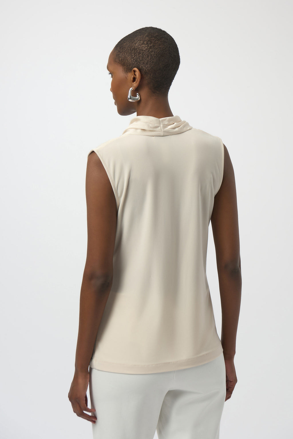 Joseph Ribkoff Recycled Satin & Silky Sleeveless Wrap Top
254215