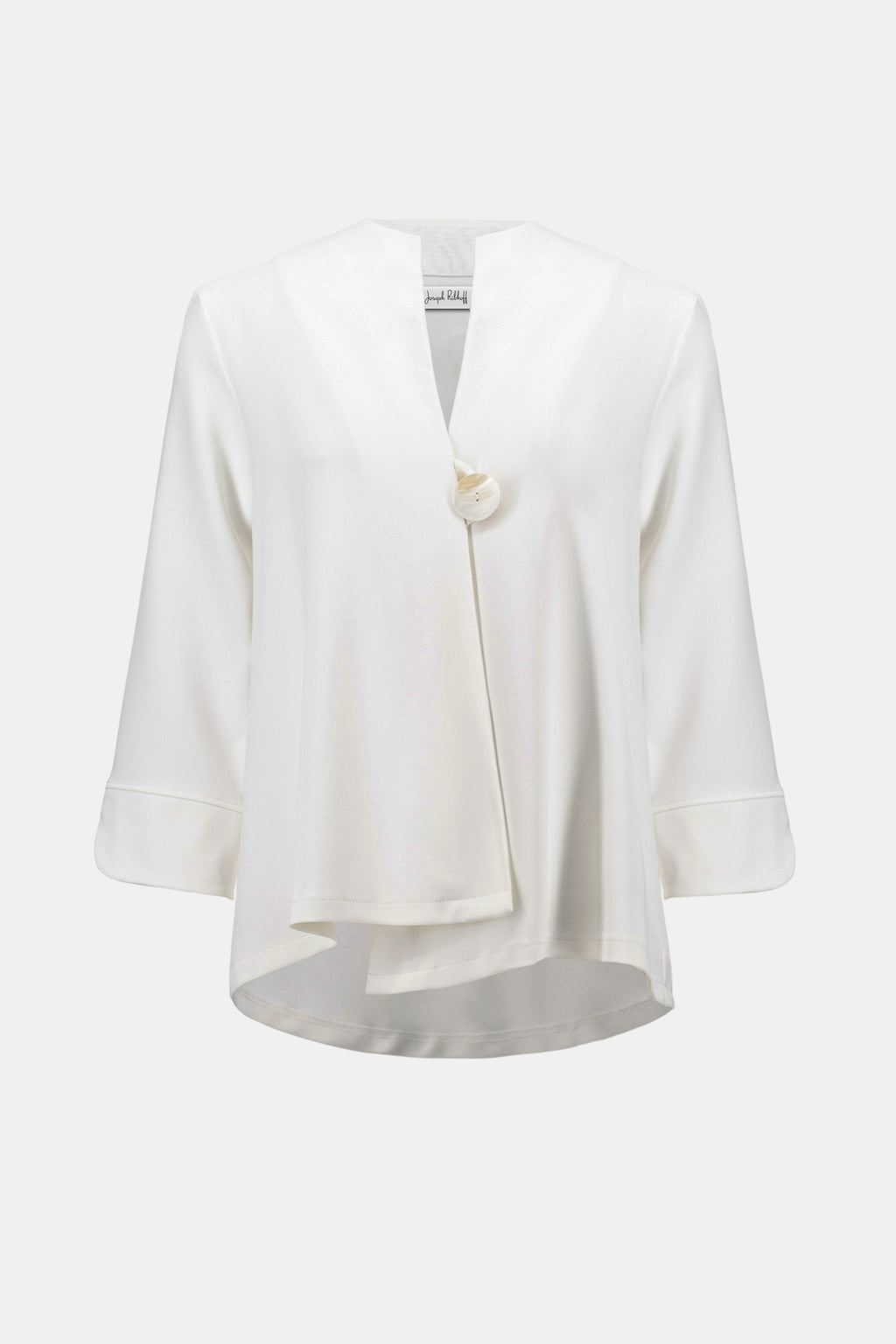 Woven Twill Swing Jacket With Statement Button
262063 Off White