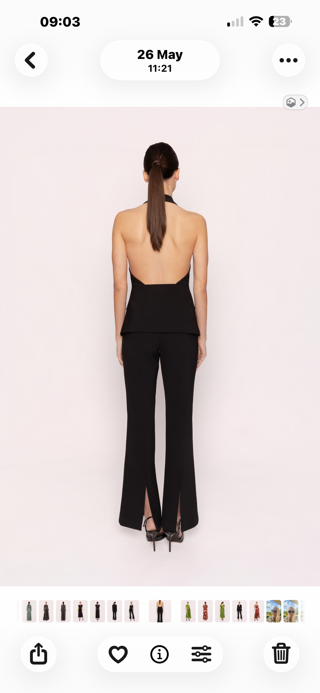 Carla Ruiz Black 3-Piece Trouser Suit