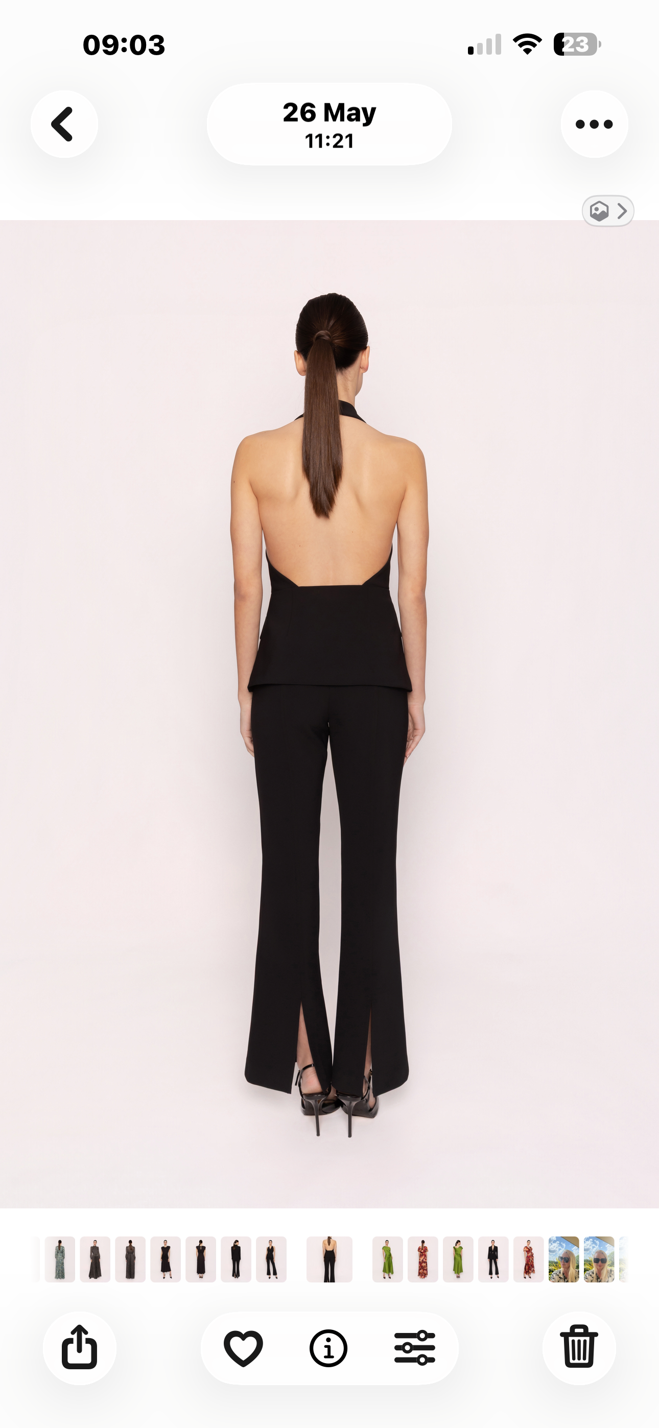 Carla Ruiz Black 3-Piece Trouser Suit
