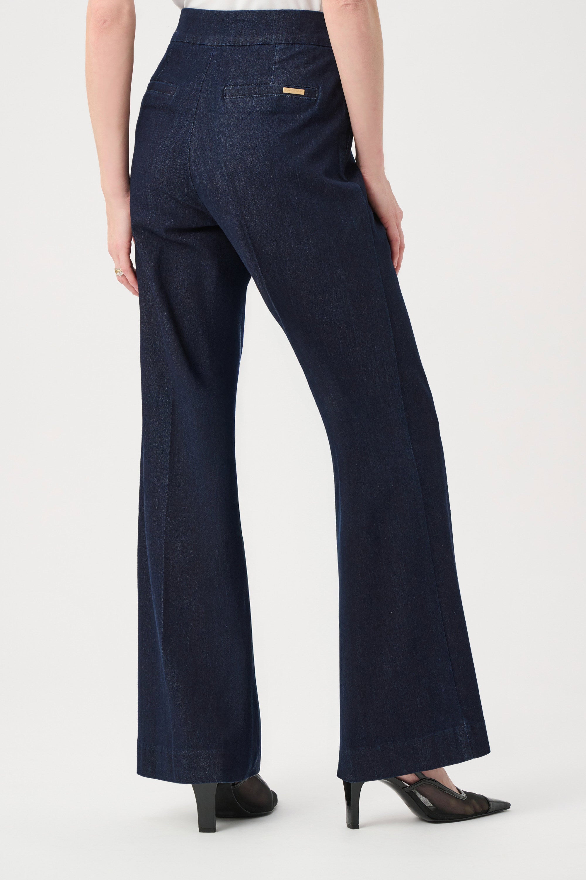 Joseph Ribkoff Chloe | Stretch Denim High-Rise Wide Leg Jeans
263903