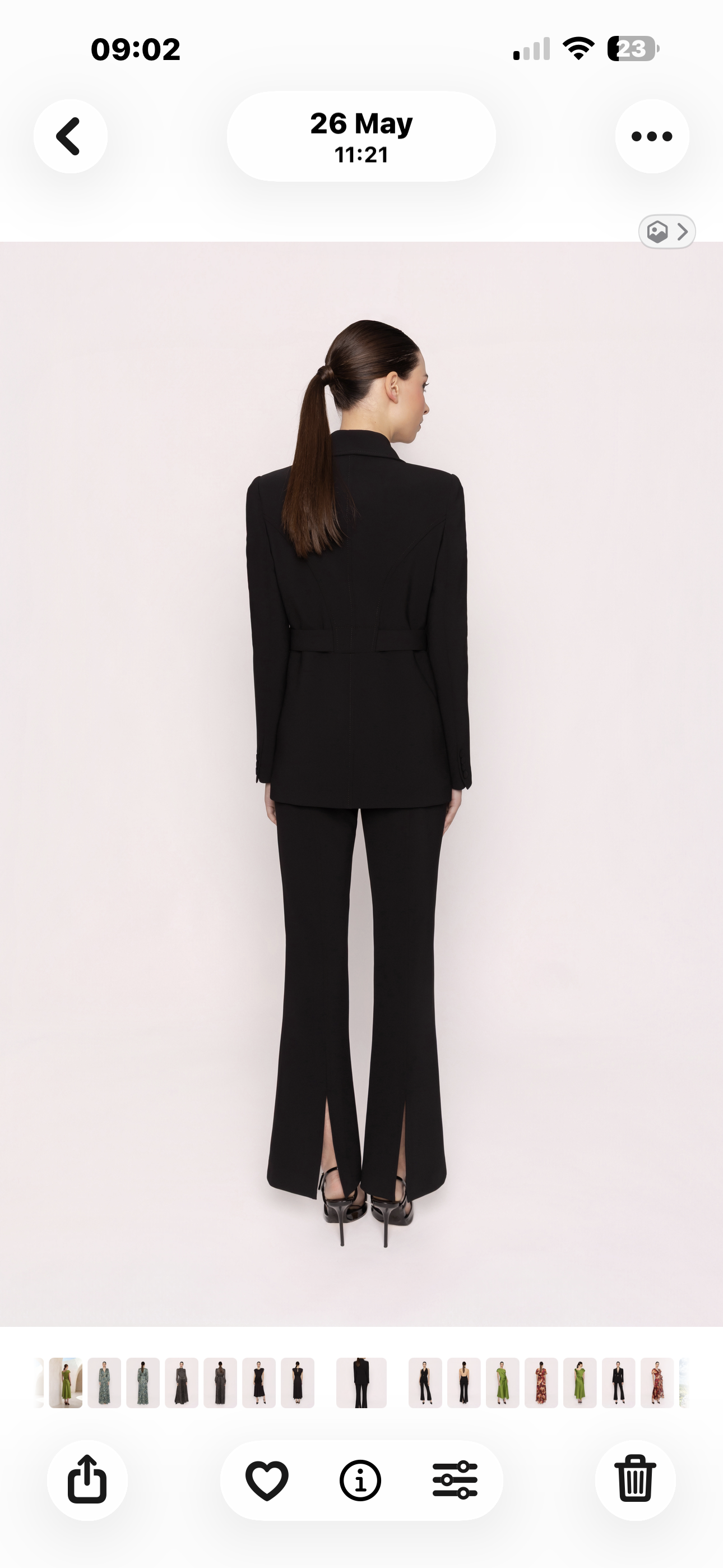 Carla Ruiz Black 3-Piece Trouser Suit
