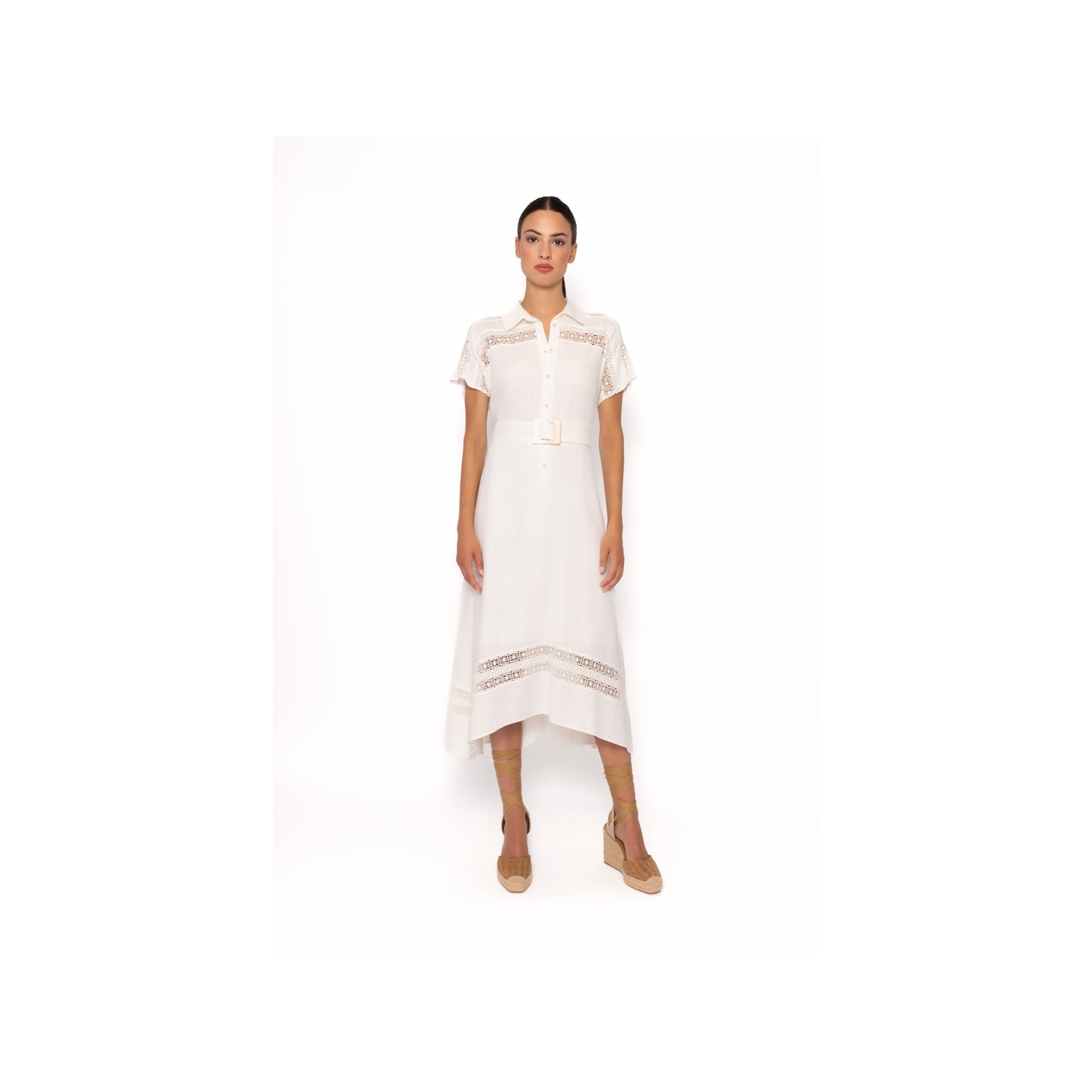 Arggido Lace Detail Midi Dress – Style 49533