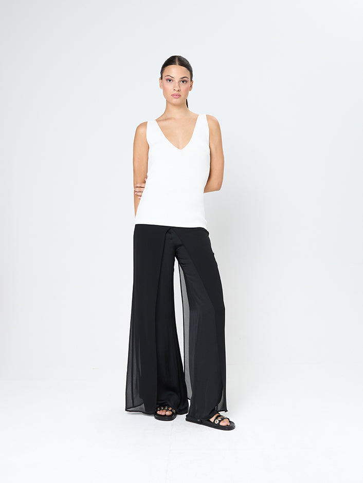 Arggido Knit V Neck Camisole Top