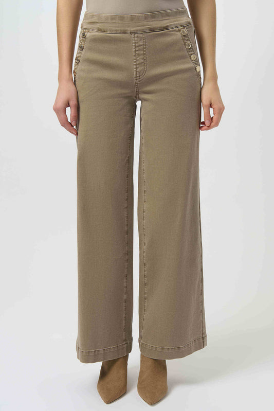 Pre- Order - Joseph Ribkoff Classic Wide Leg Pull-On Jeans
254919 in Fawn