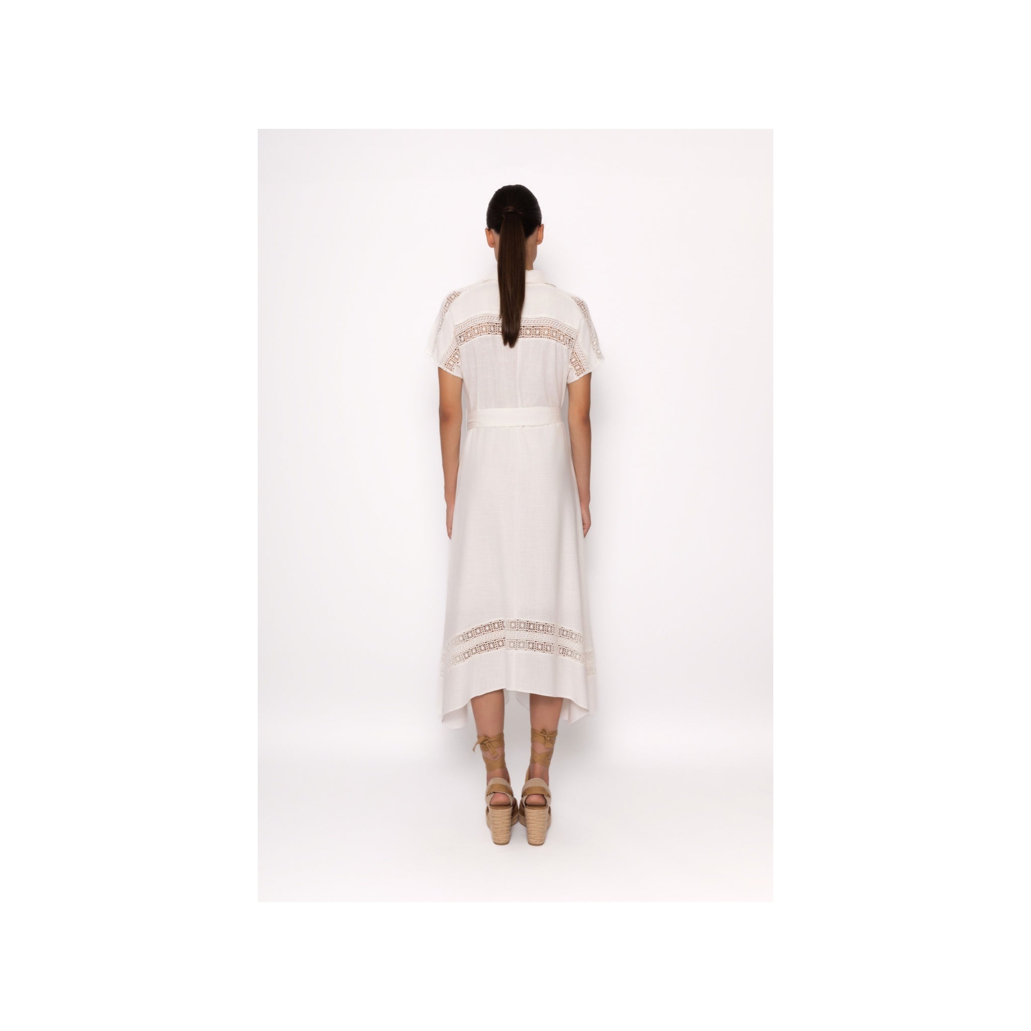 Arggido Lace Detail Midi Dress – Style 49533