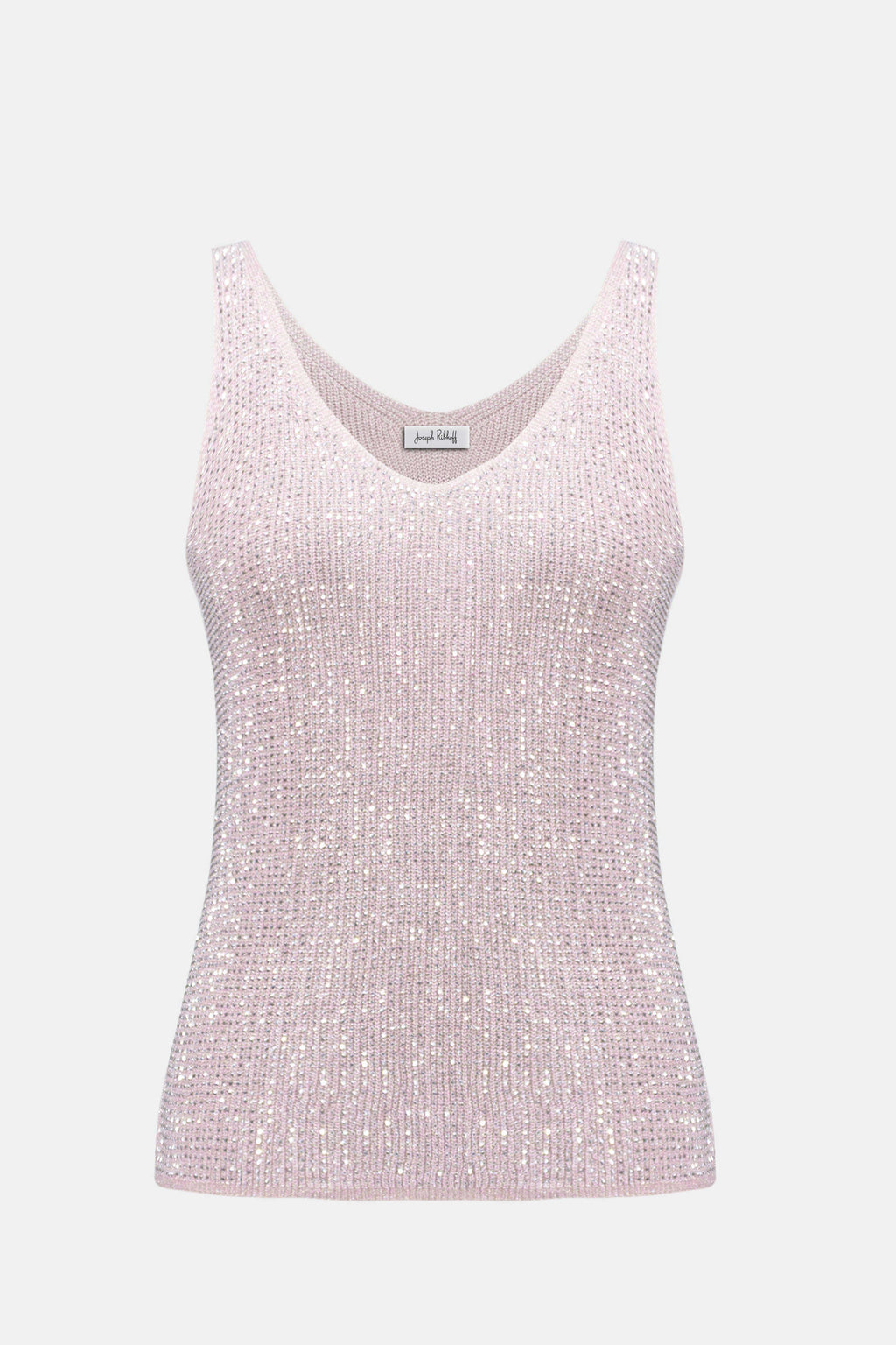 Joseph Ribkoff Metallic Knitted Camisole with Rhinestones
252915S26