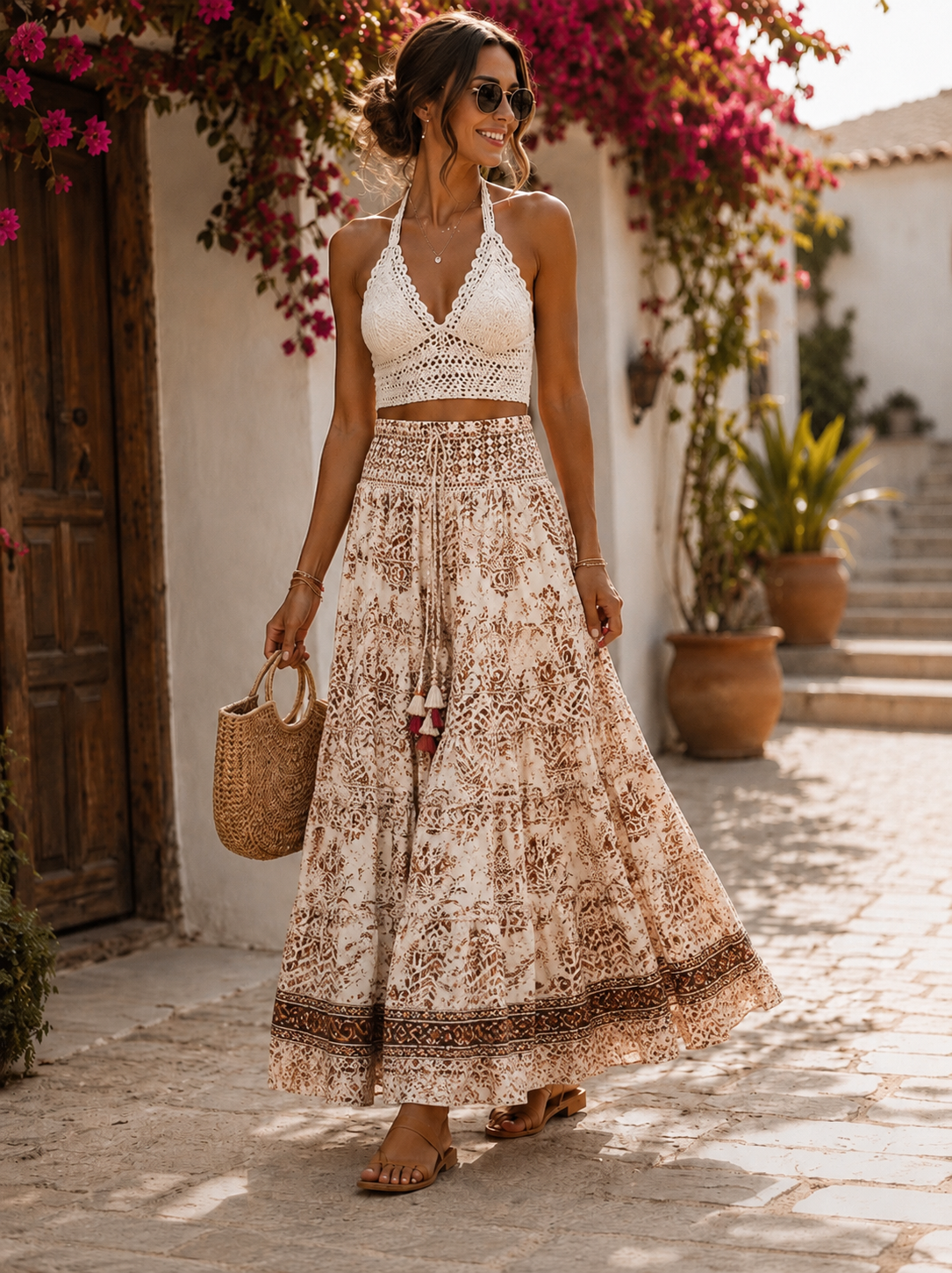 Lovika Paris Convertible Gypsy Maxi Skirt / Bandeau Dress / One Size