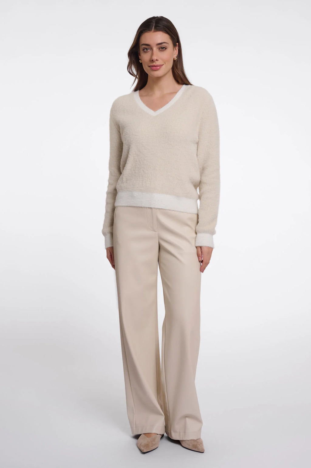 Rino & Pelle Keath V-Neck Knit Sweater