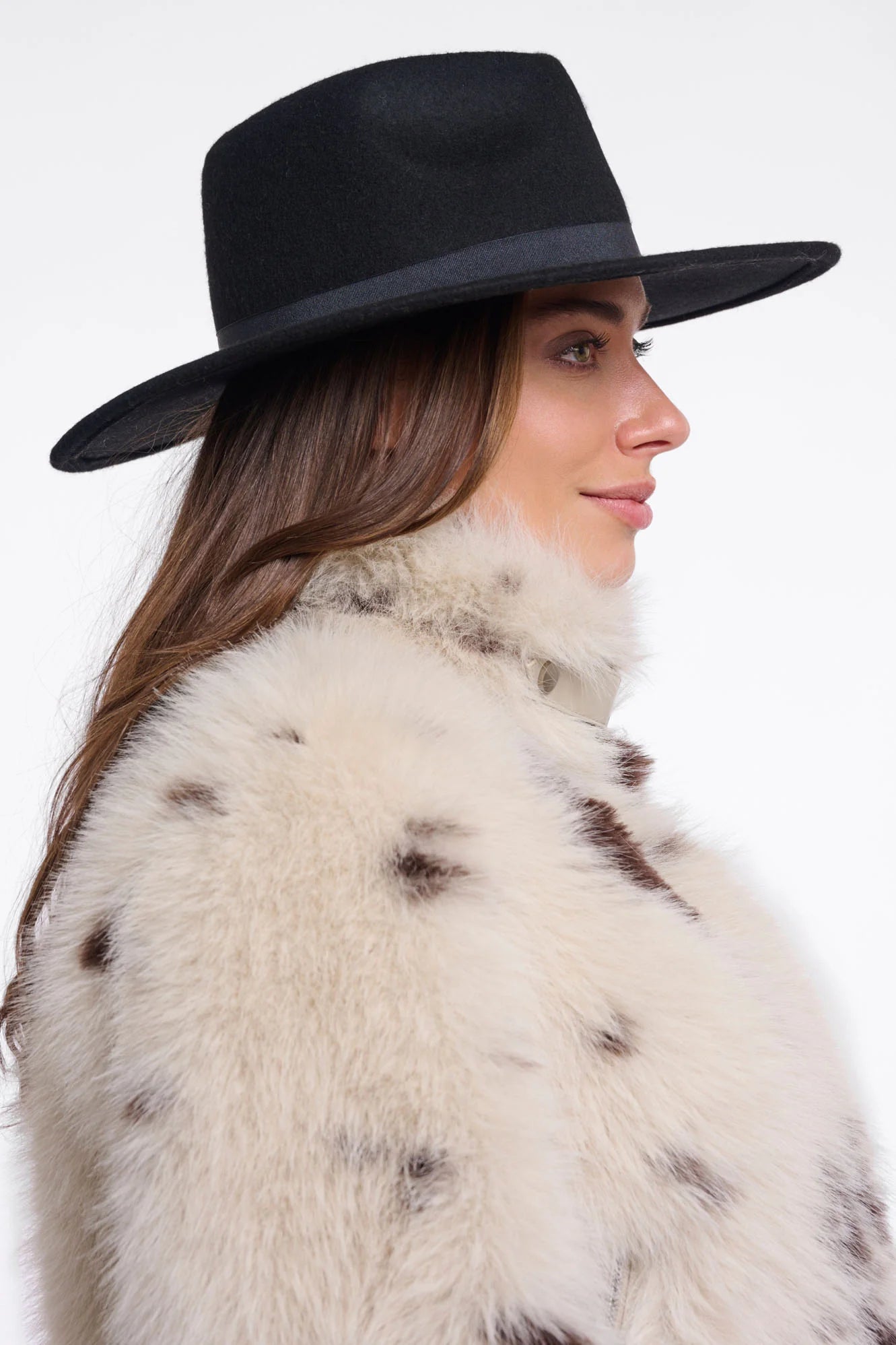 Rino & Pelle Valerio 100% Wool Felt Hat - Black