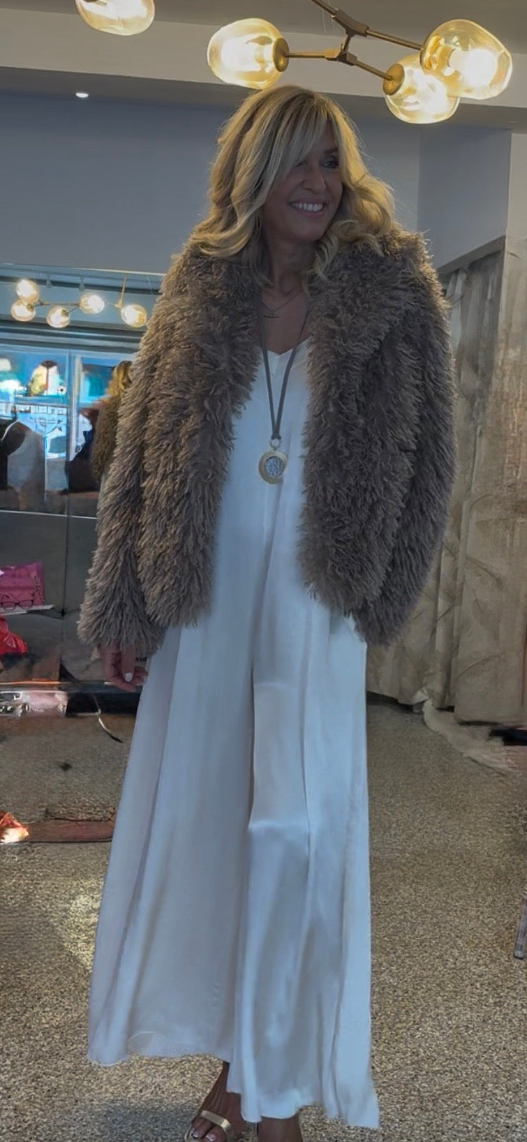 RINO & PELLE LIAS FAUX FUR JACKET