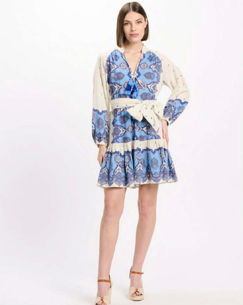 Miss June NS49 Dress Danae in Blue