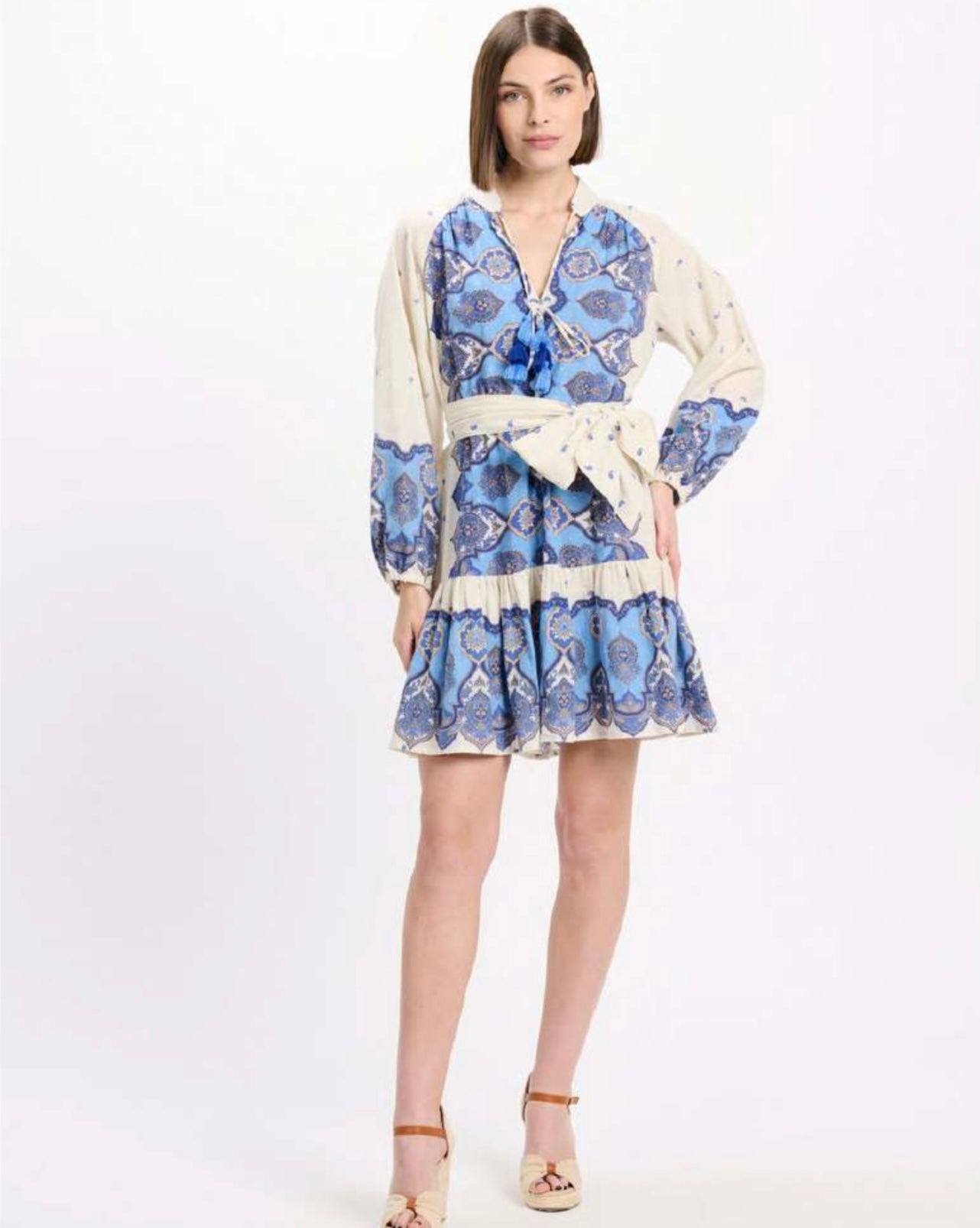 Miss June NS49 Dress Danae in Blue