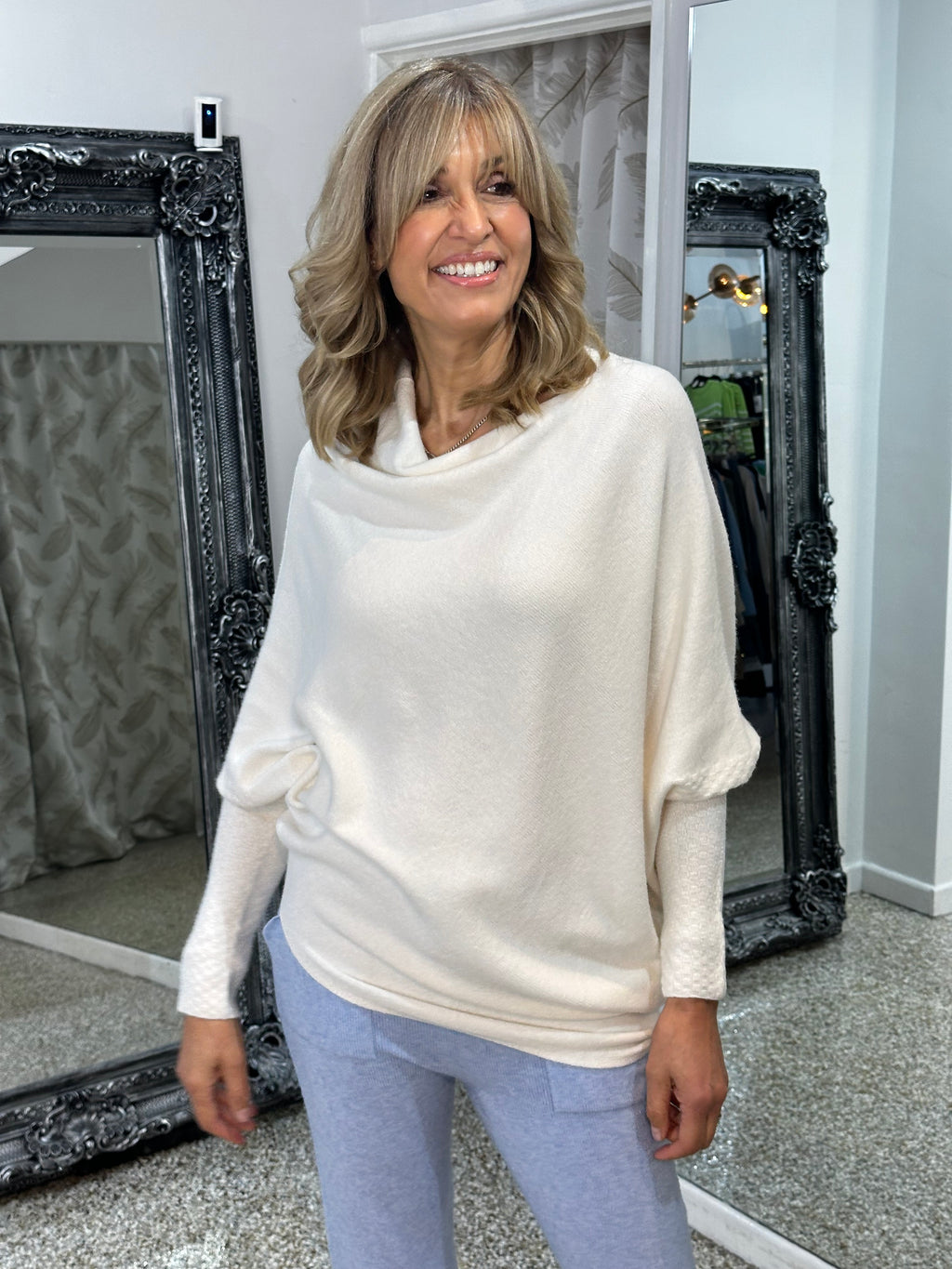 Alpini Asymmetrical Cowl Knit One Size