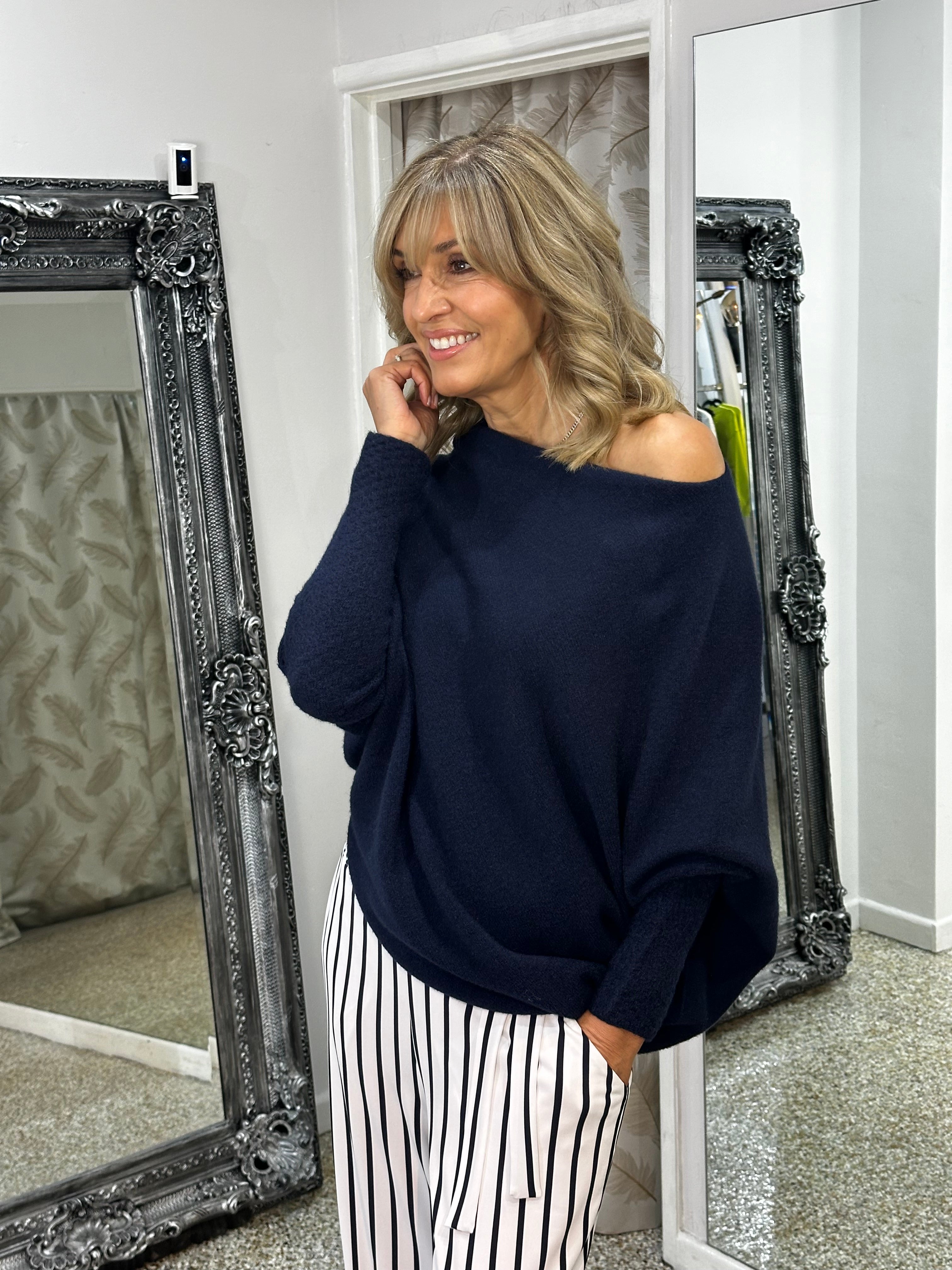 Alpini Asymmetrical Cowl Knit