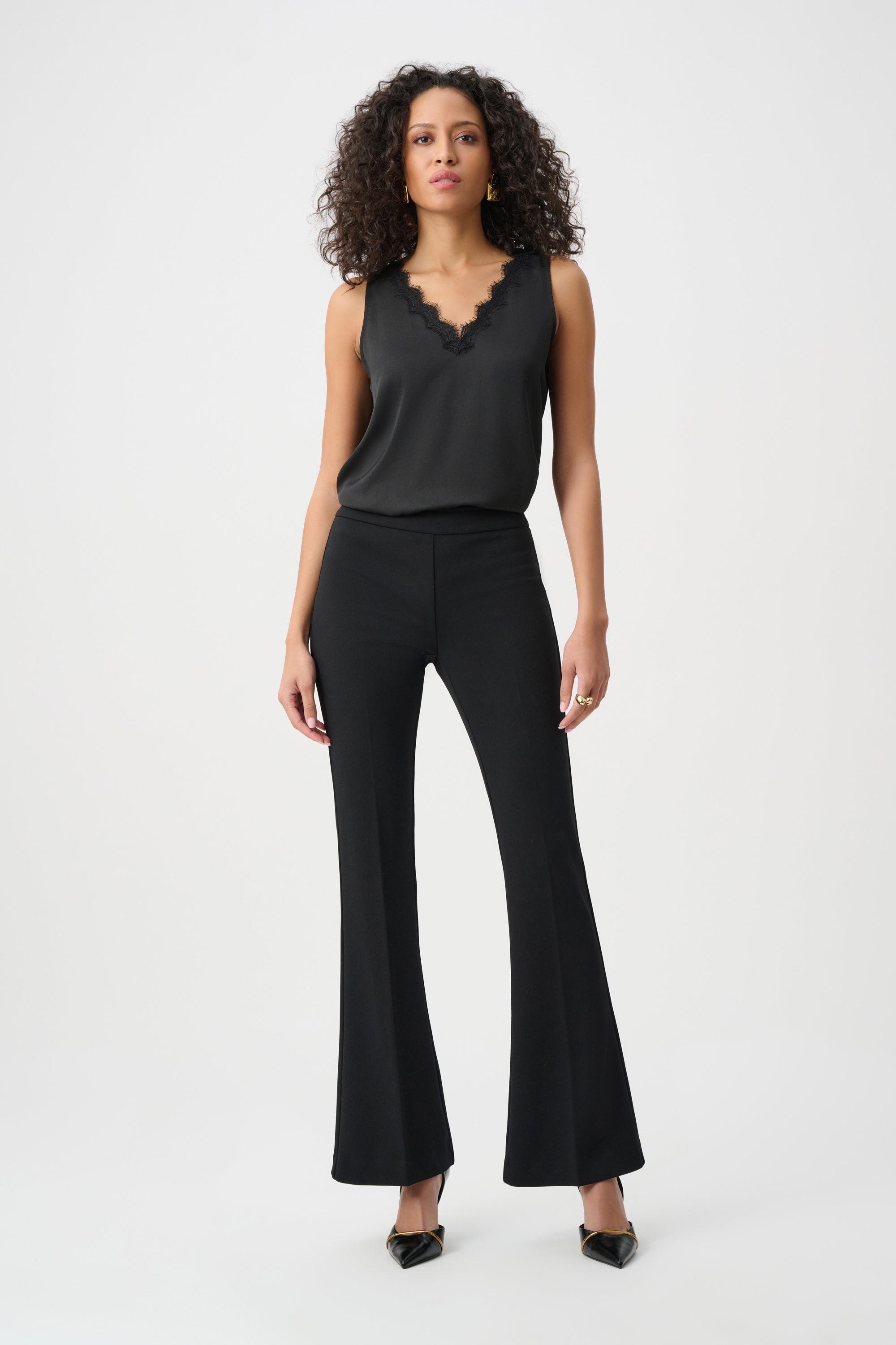 Joseph Ribkoff Scuba Crepe Flared Pull-On Pants
263234