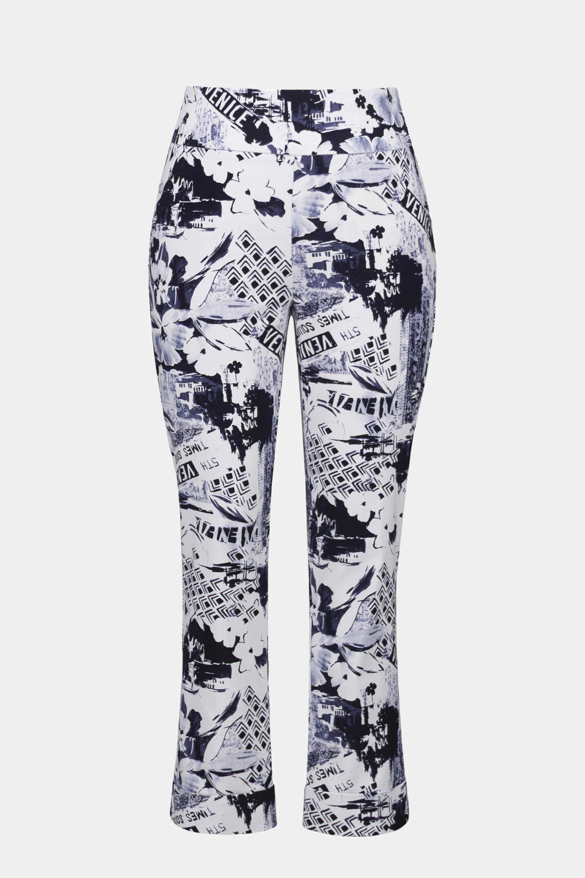 Joseph Ribkoff Millennium Conversational Print Crop Pull-On Pants
261187