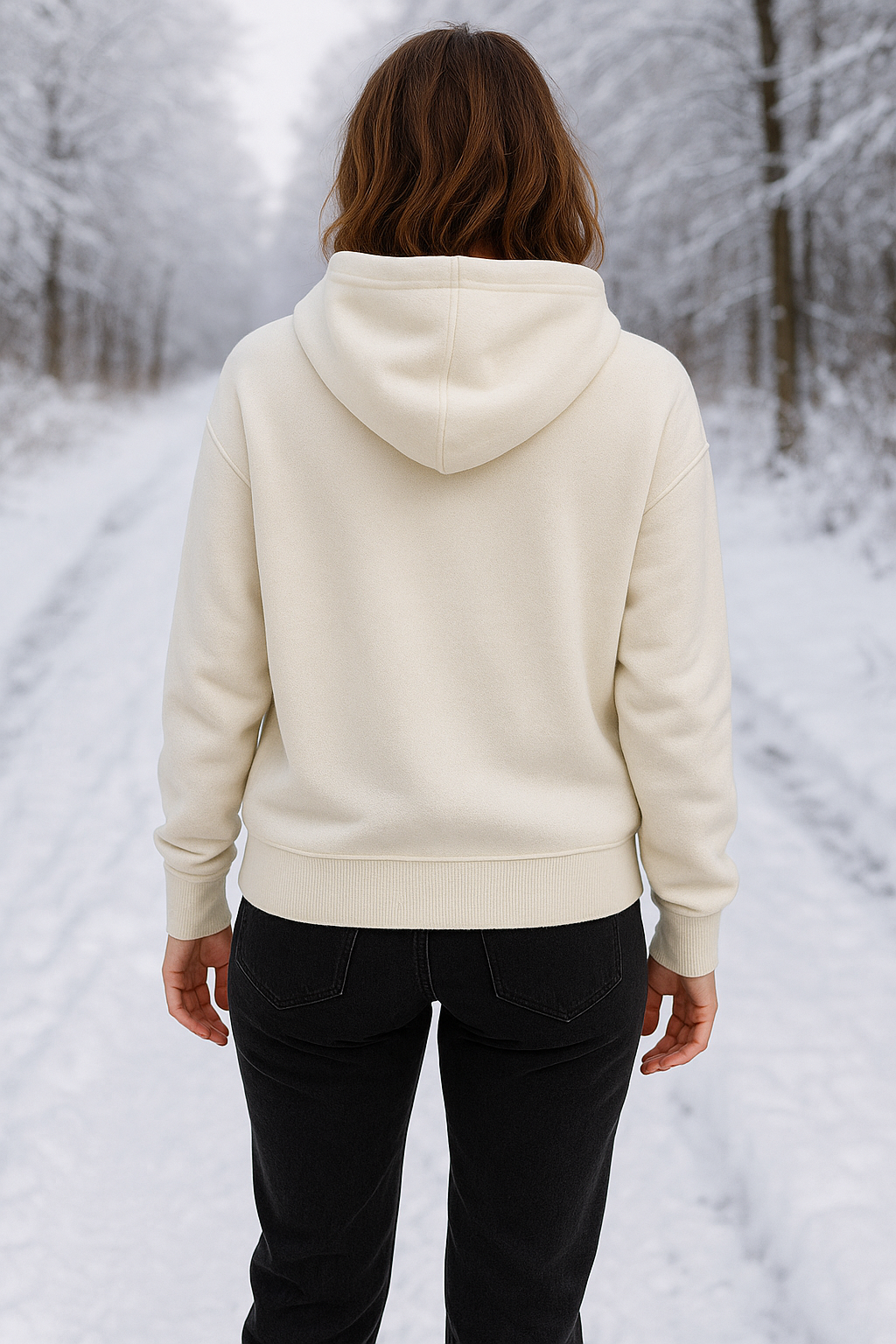 Miss Charm Paris Crystal Skull Hoodies, available in Winter White, Cream, or Camel