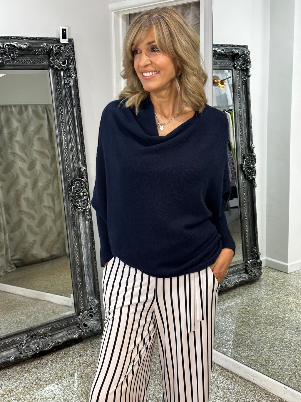 Alpini Asymmetrical Cowl Knit