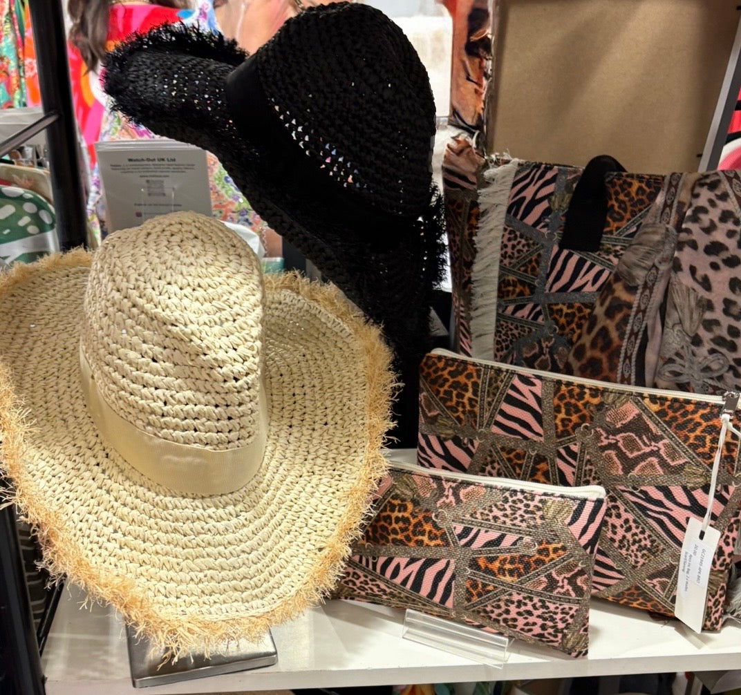 Malissa J Straw Hat – Black or Natural