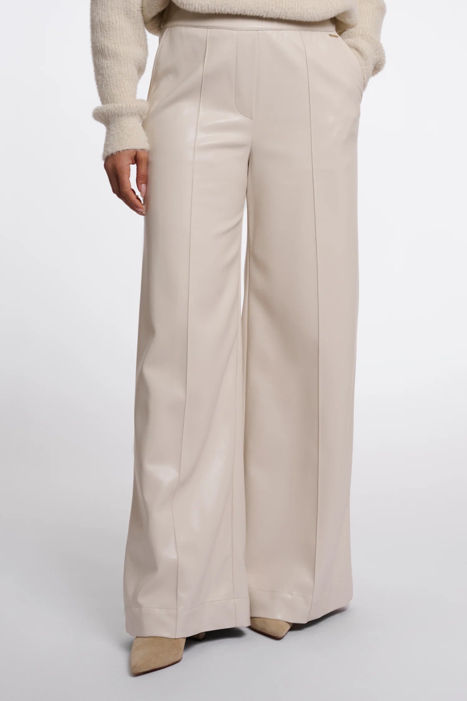 Rino & Pelle Therese faux leather pants in Birch