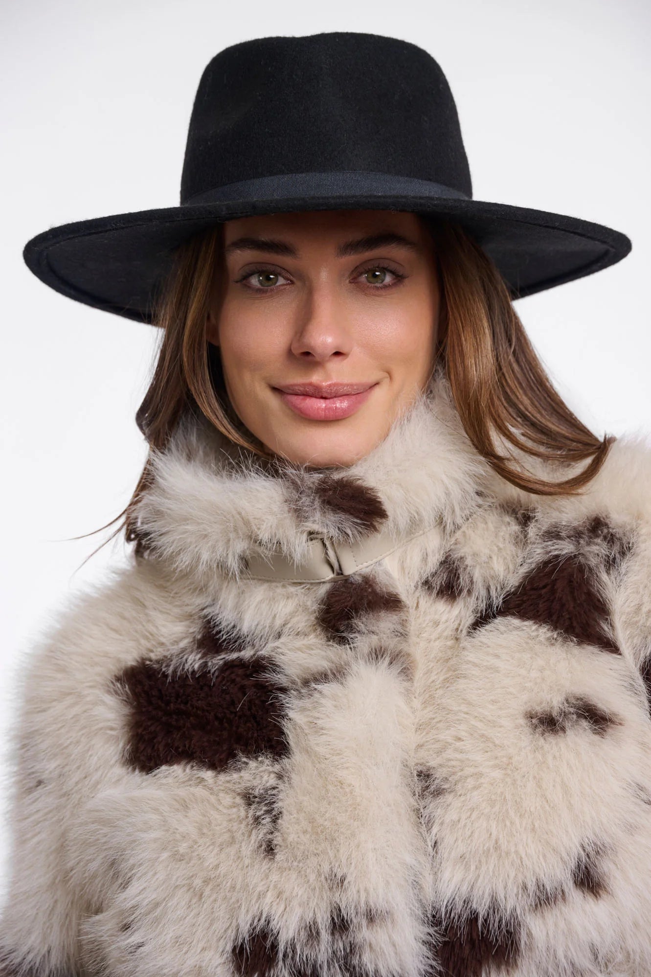 Rino & Pelle Valerio 100% Wool Felt Hat - Black