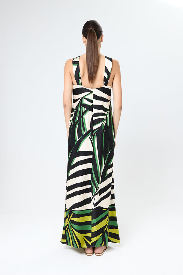 Arggido Tropical print maxi dress
