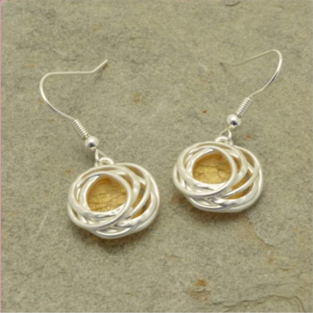 Miss Milly Yellow and Silver Drop
Earrings
FE375SDMB