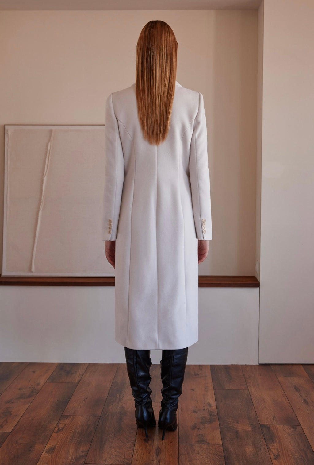 Arggido Tailored Coat – Style 49043 Available in White or Merlot