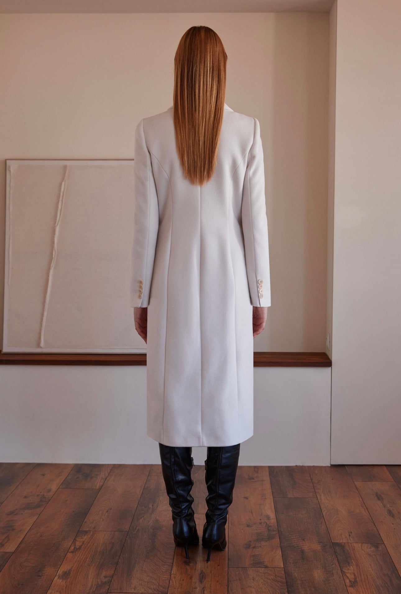 Arggido Tailored Coat – Style 49043 Available in White or Merlot