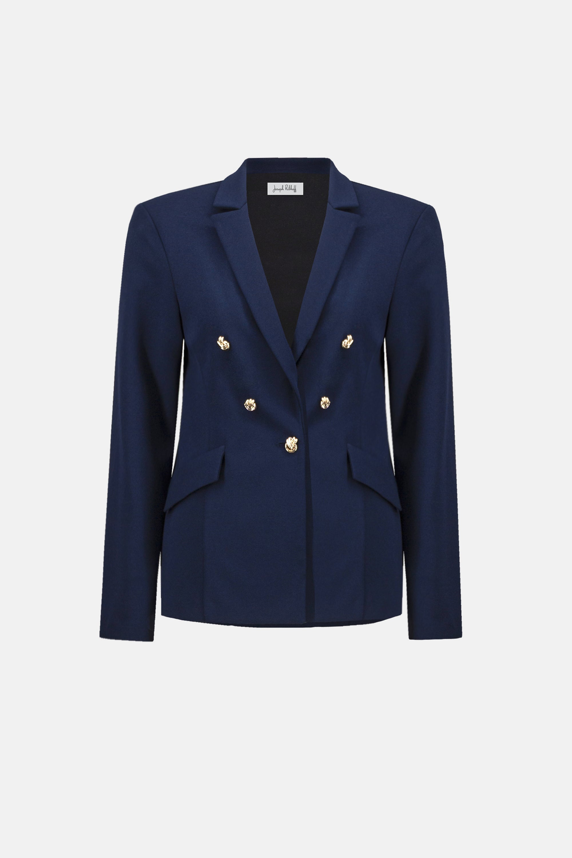 Joseph Ribkoff Scuba Crepe Fitted Blazer
263086 in Indigo