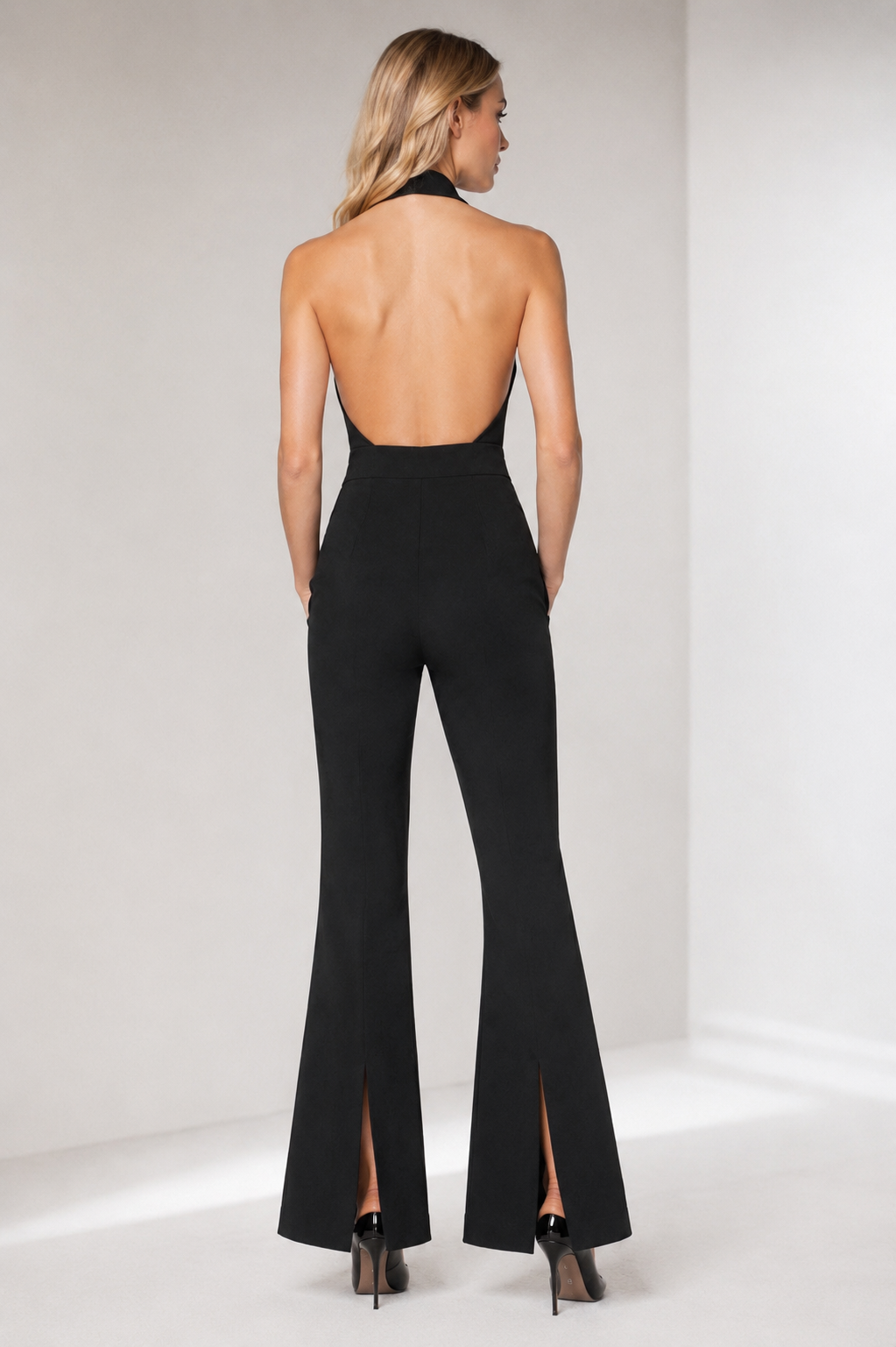 Carla Ruiz Black 3-Piece Trouser Suit