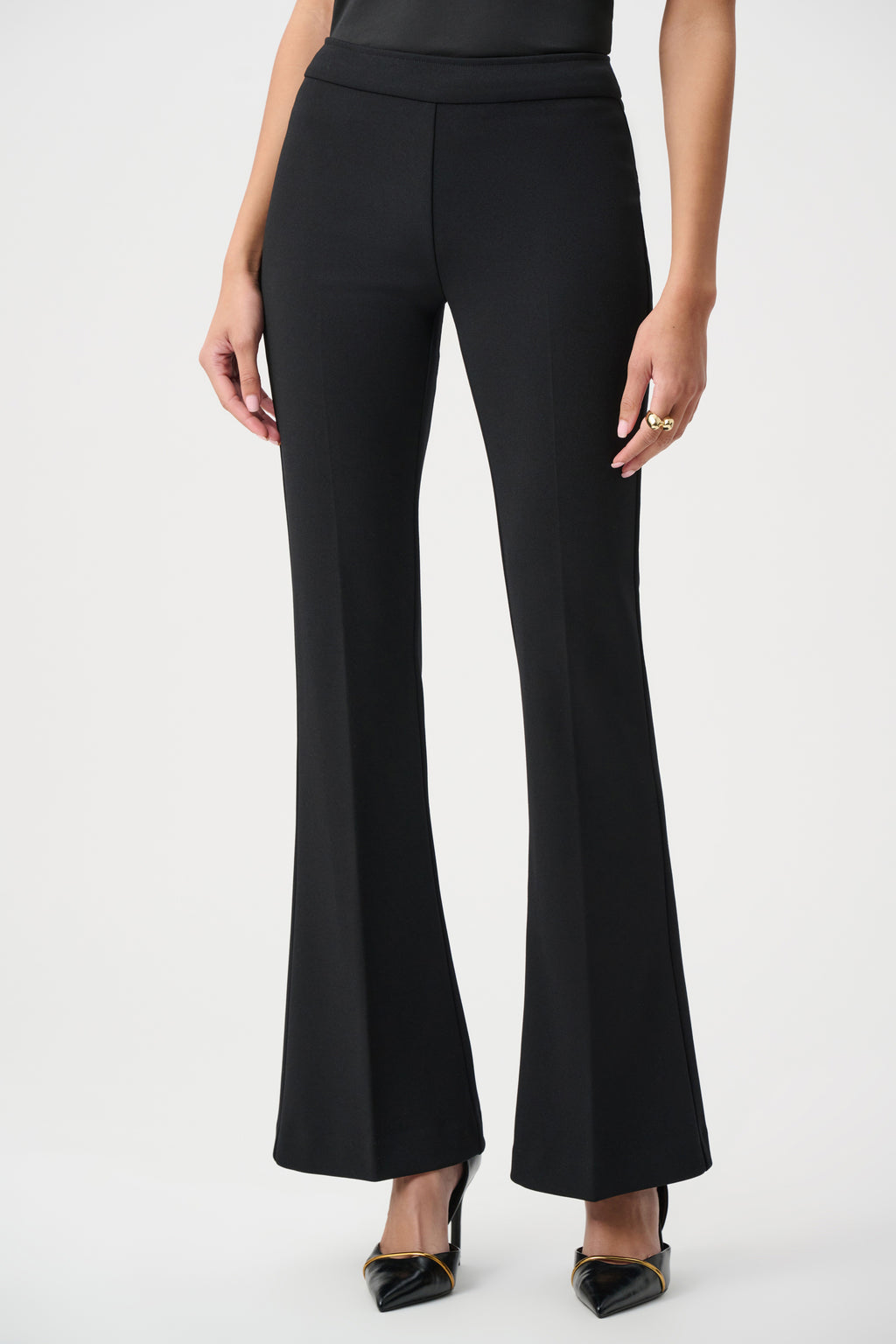 Joseph Ribkoff Scuba Crepe Flared Pull-On Pants
263234
