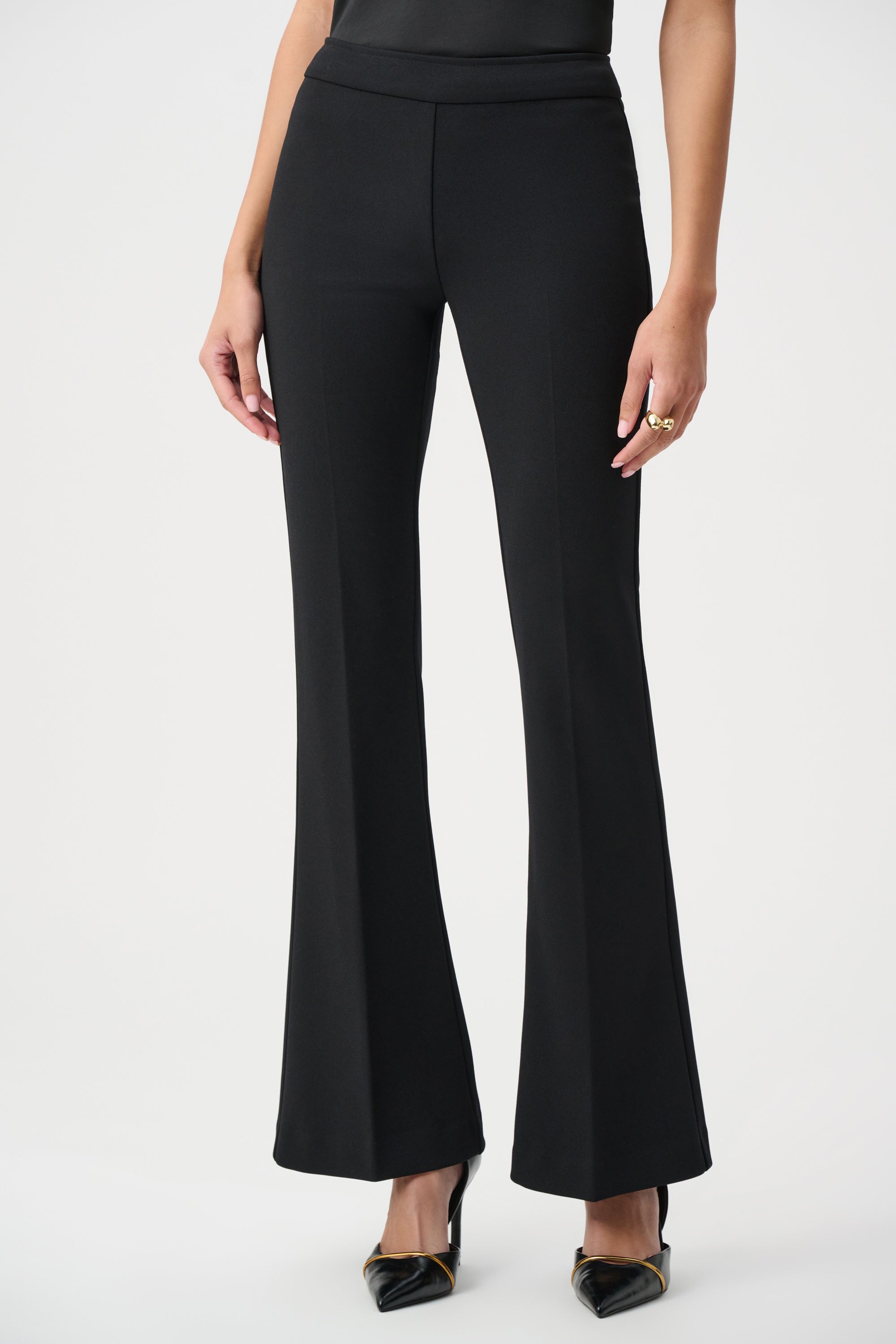 Joseph Ribkoff Scuba Crepe Flared Pull-On Pants
263234