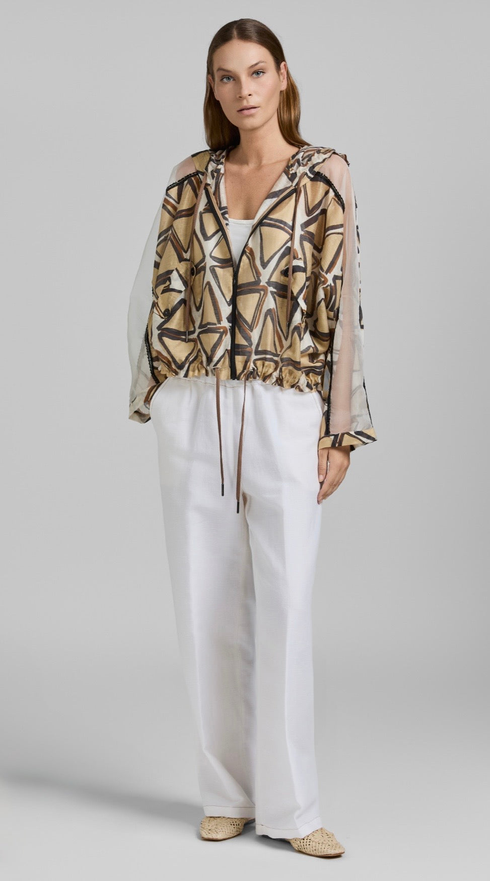 Tricot Chic Bomber Jacket – Style U192