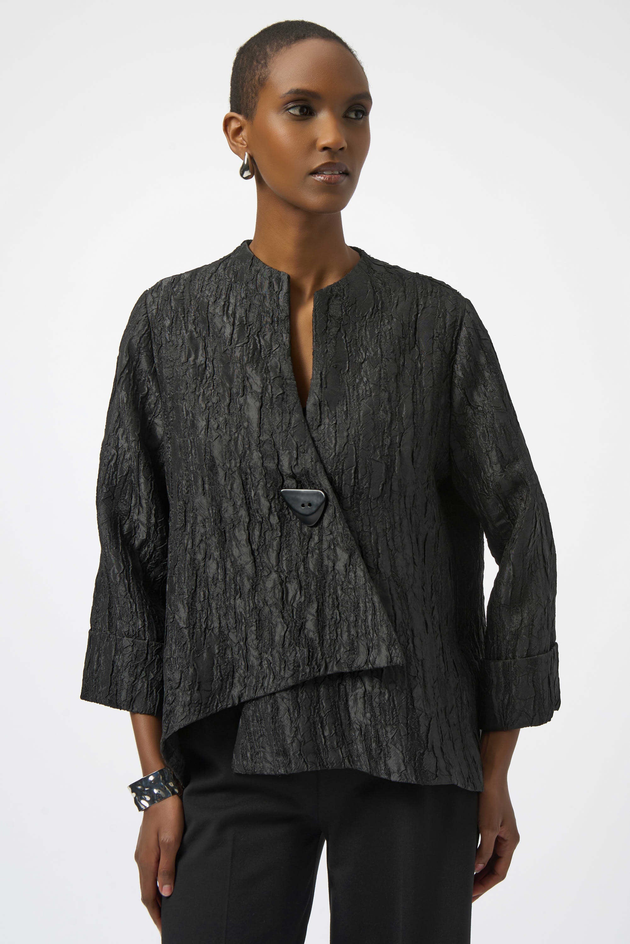 Joseph Ribkoff Textured Jacquard Swing Jacket
254196
