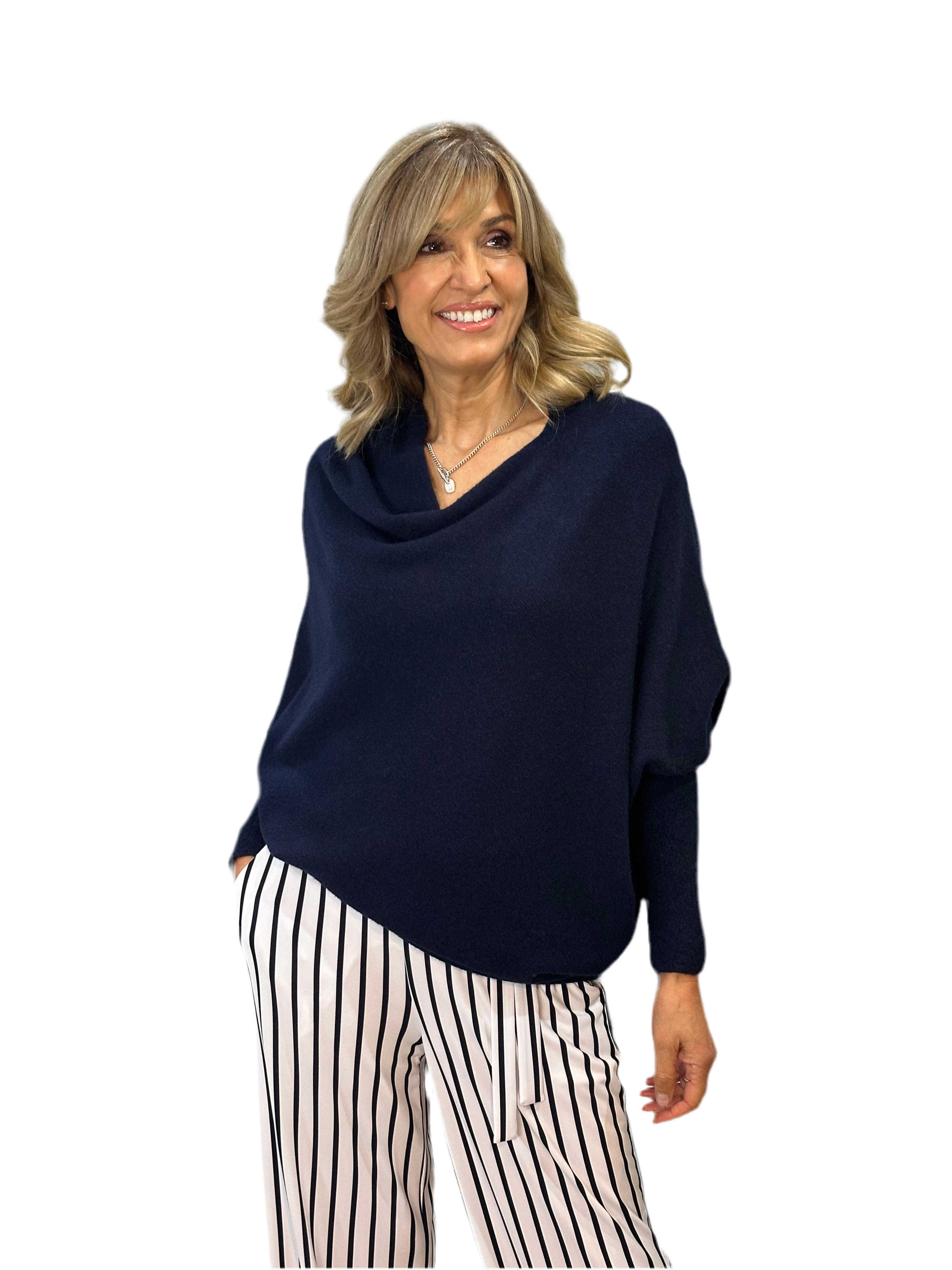 Alpini Asymmetrical Cowl Knit