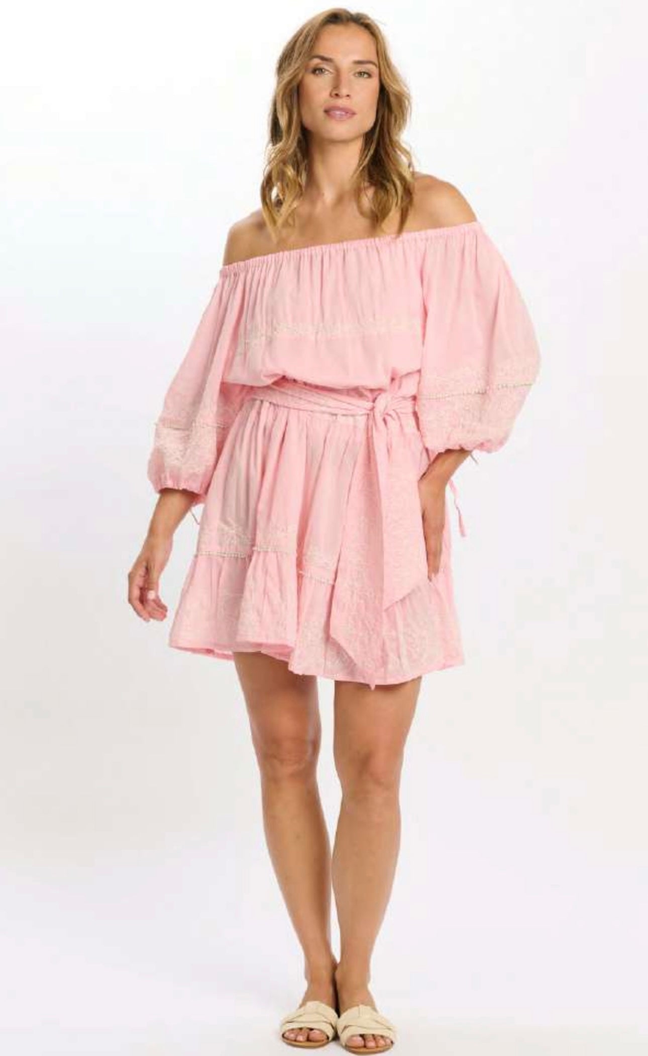 Miss June NS86 Dress Layla in Pink One Size